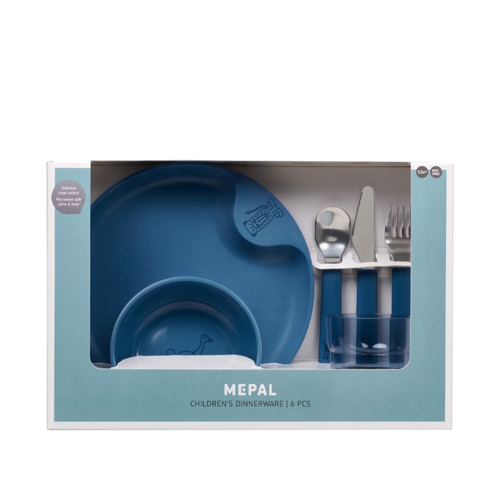 Mepal Mio Kindergeschirr Set 6 Teilig Verschiedene Farben Und Motive