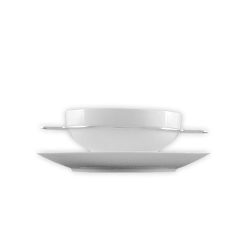 Mono - Soup bowl 12 cm with saucer - Gemini