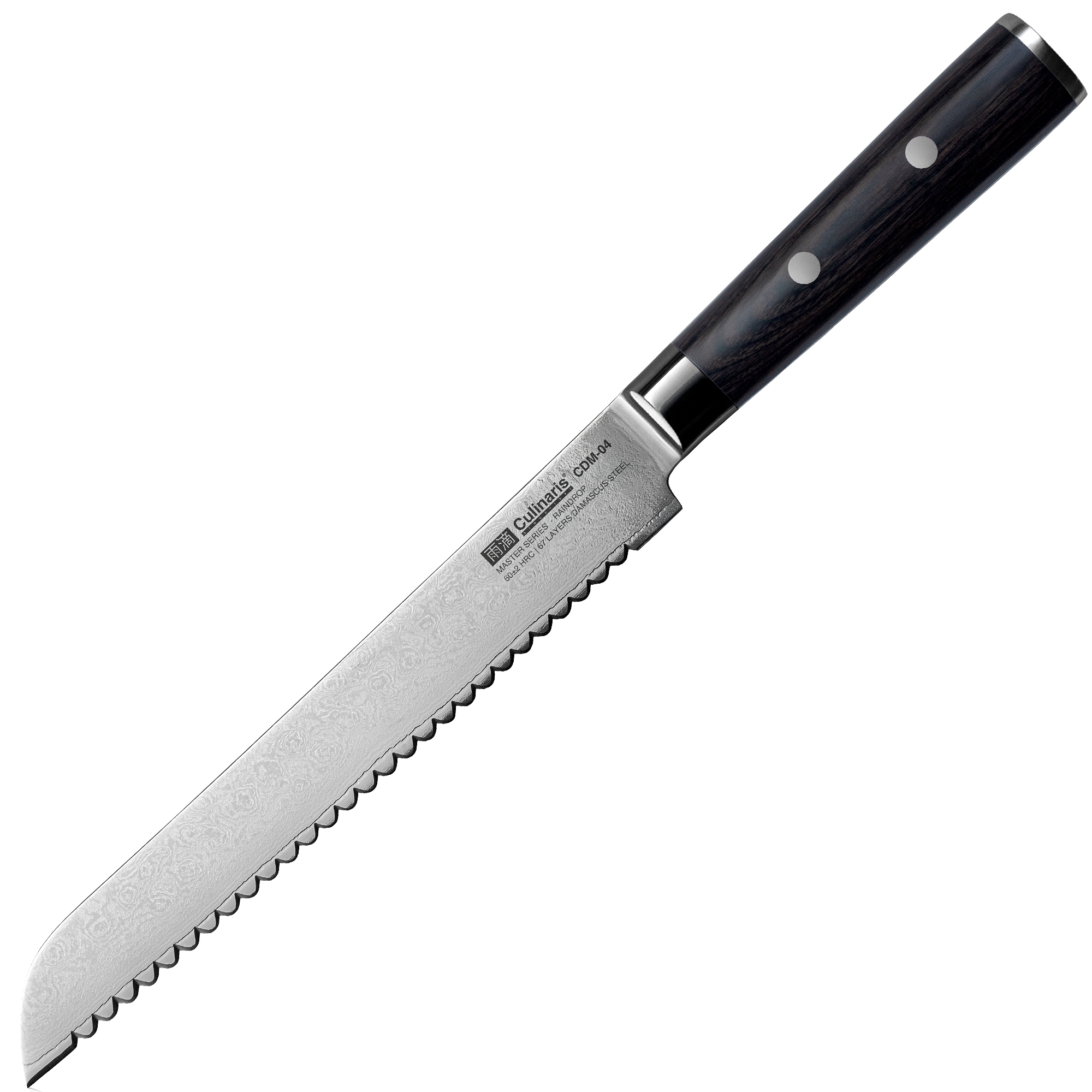 Culinaris - Bread knife 20 cm | Damascus Master Series | CDM-04