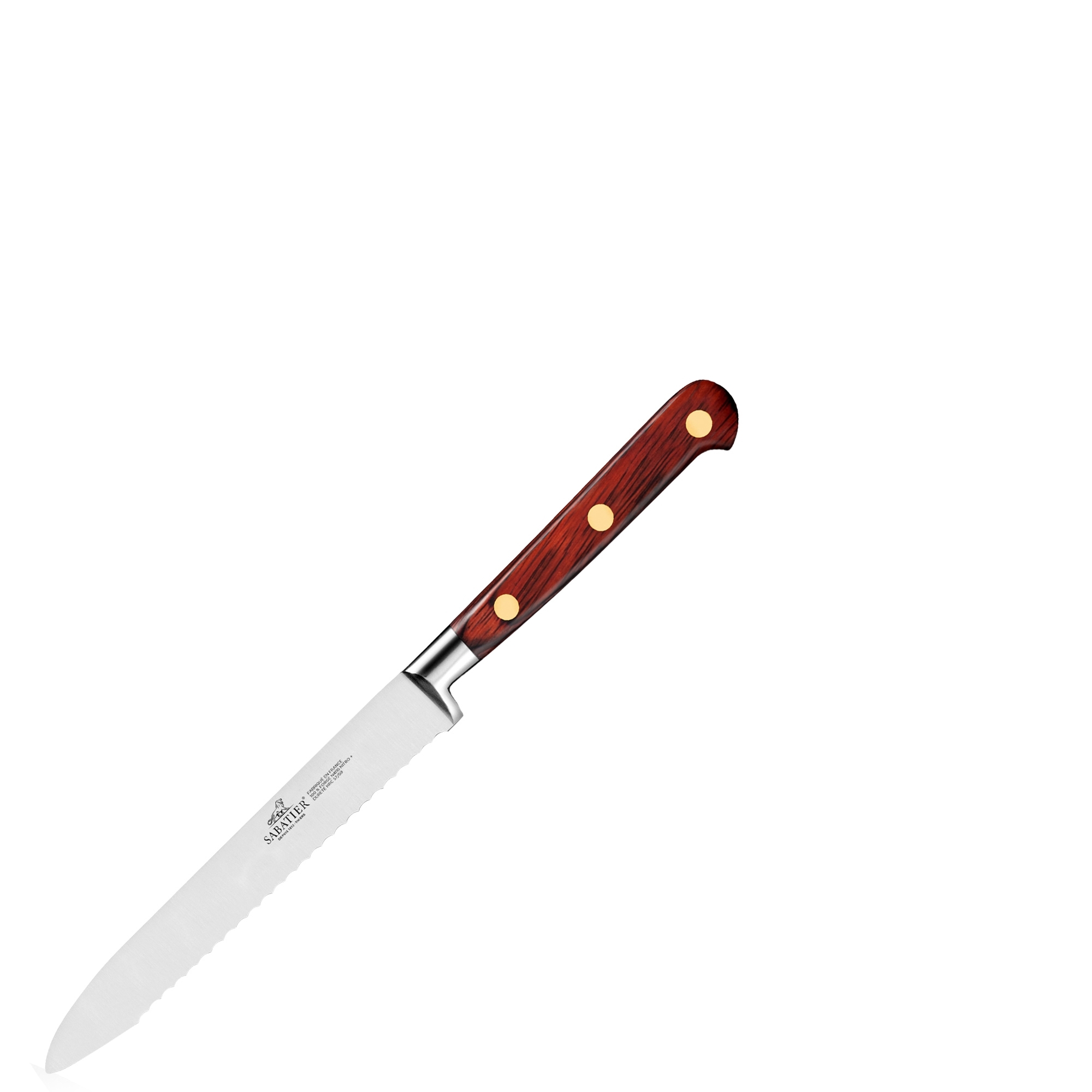 Sabatier - Gemüsemesser 12 cm gezahnte Klinge - IDÉAL SAVEUR