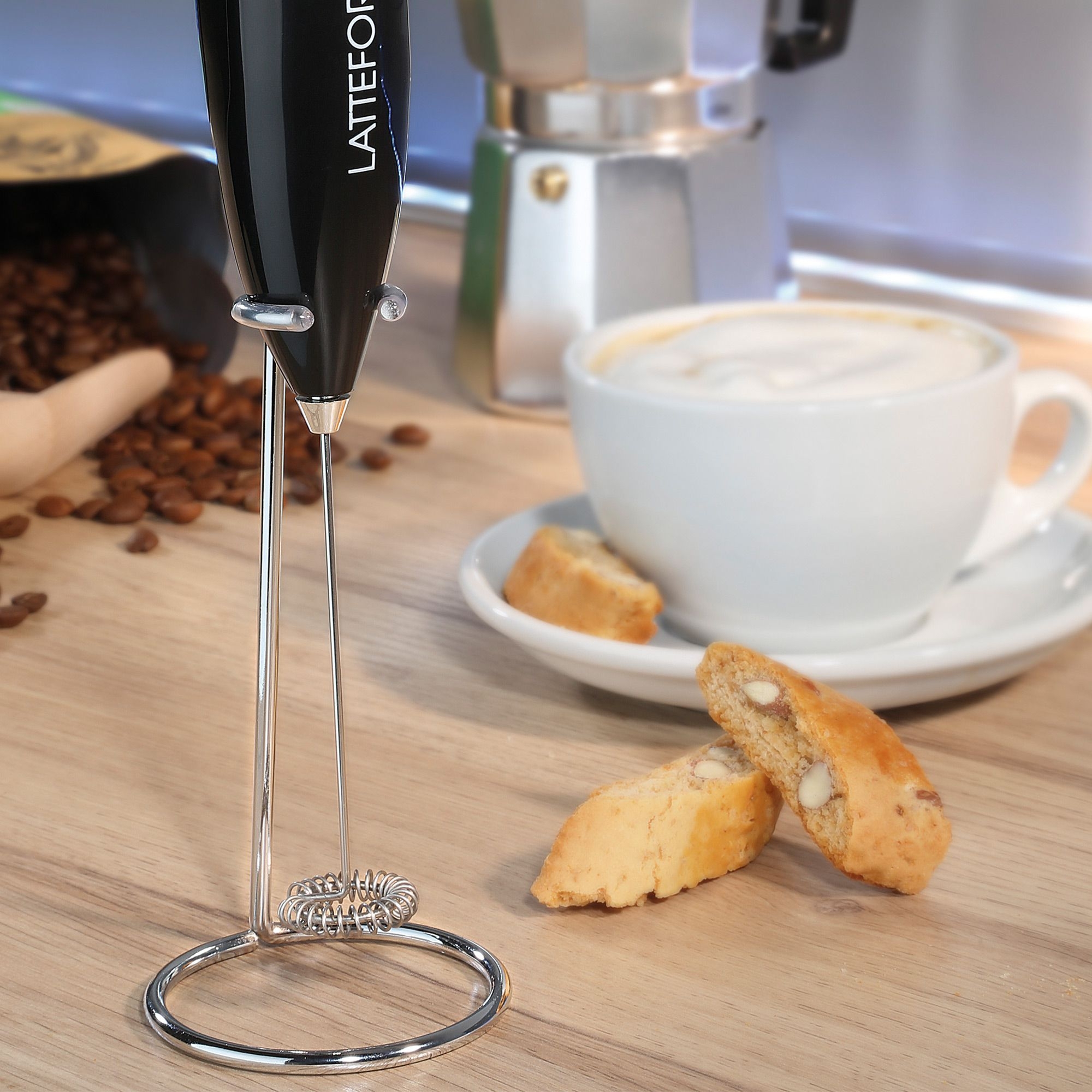 cilio - Milk frother LATTEFORTE - chrome matt