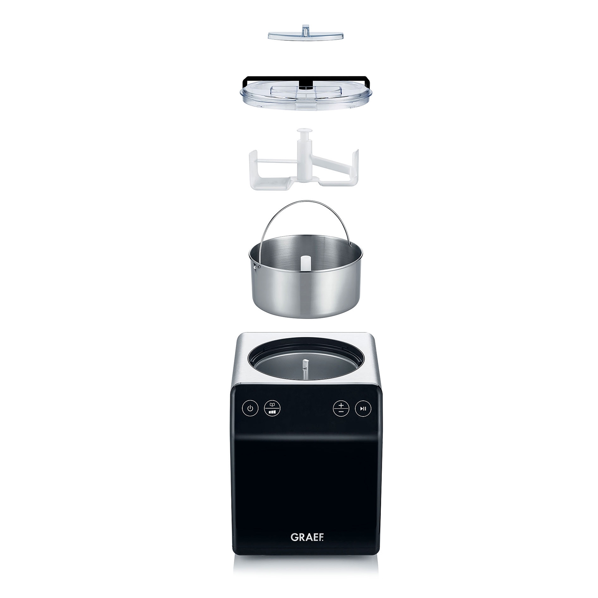 Graef - Ice cream maker stainless steel IM700