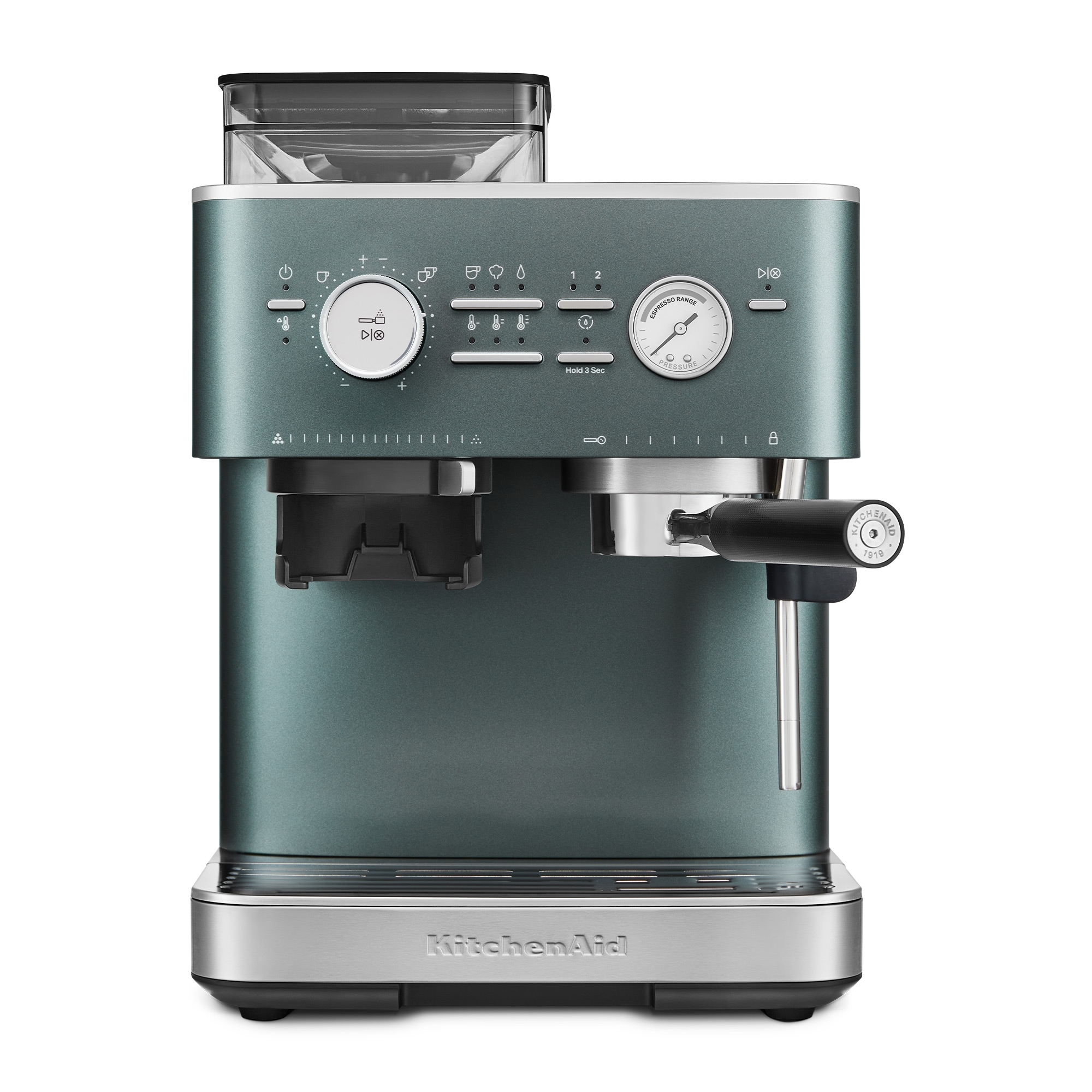 KitchenAid - Semi-automatic espresso machine with coffee grinder - Juniper