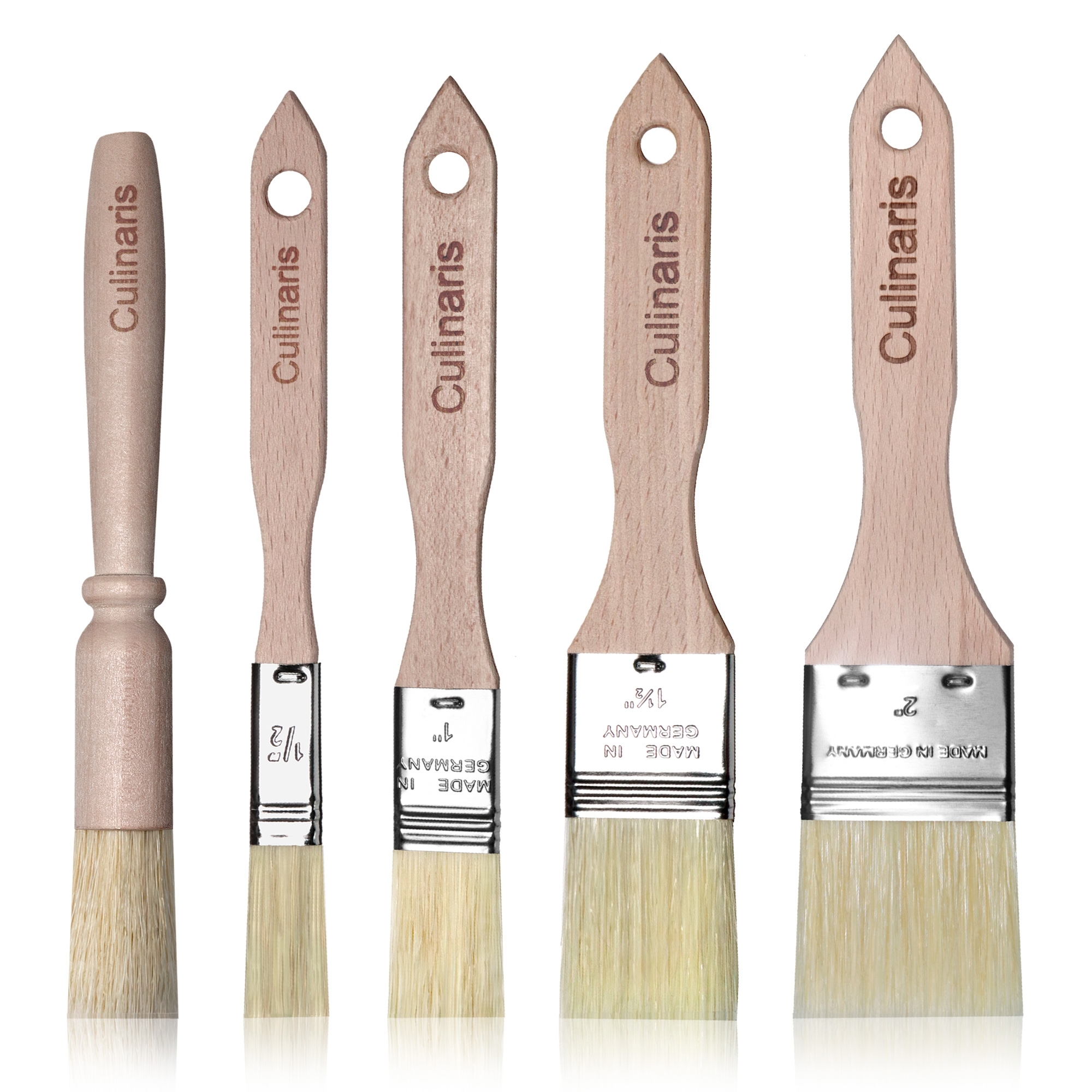 Culinaris - 5-piece baking or kitchen brush set