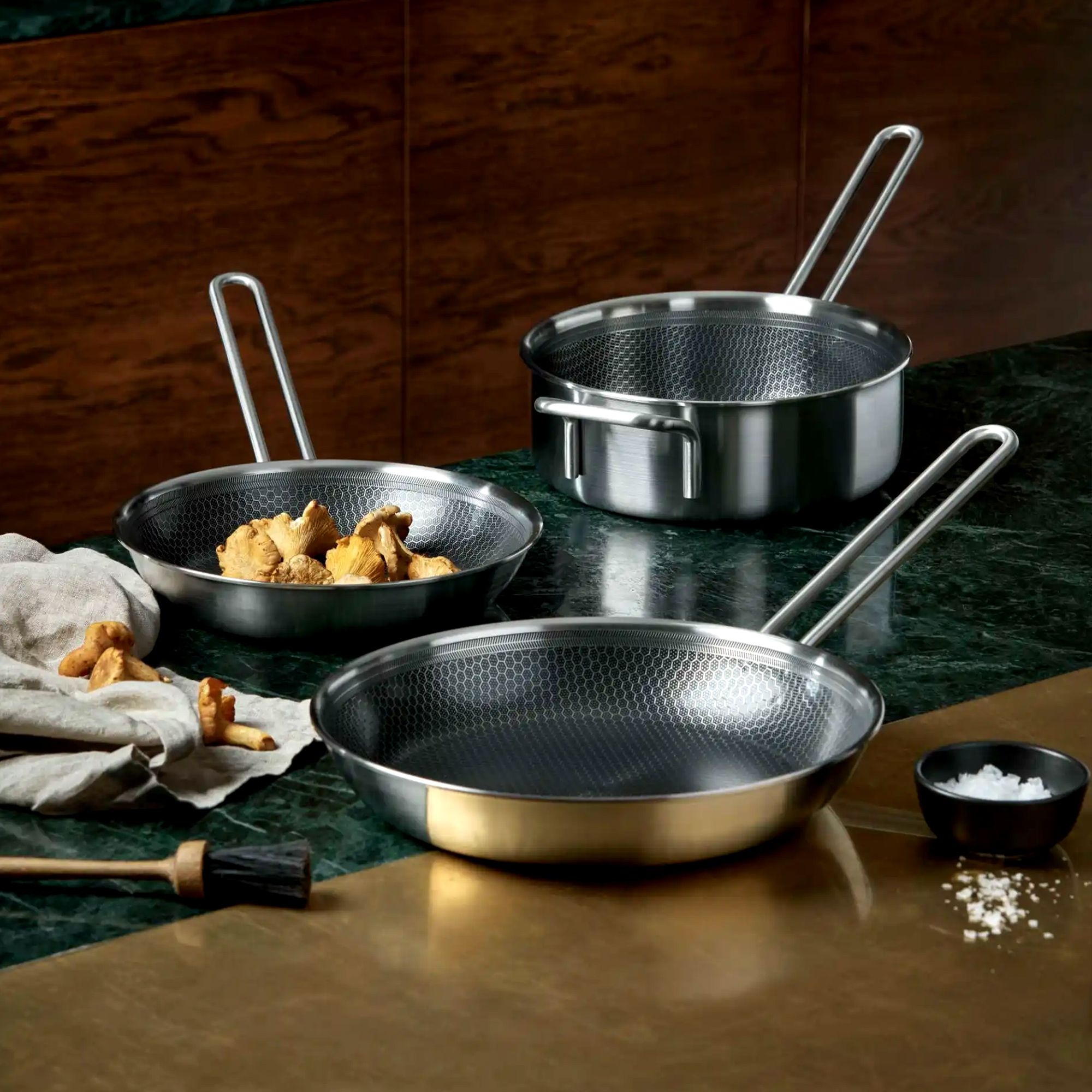 Eva Trio - Multi Mosaic frying pan - Ceramic Slip-Let coating