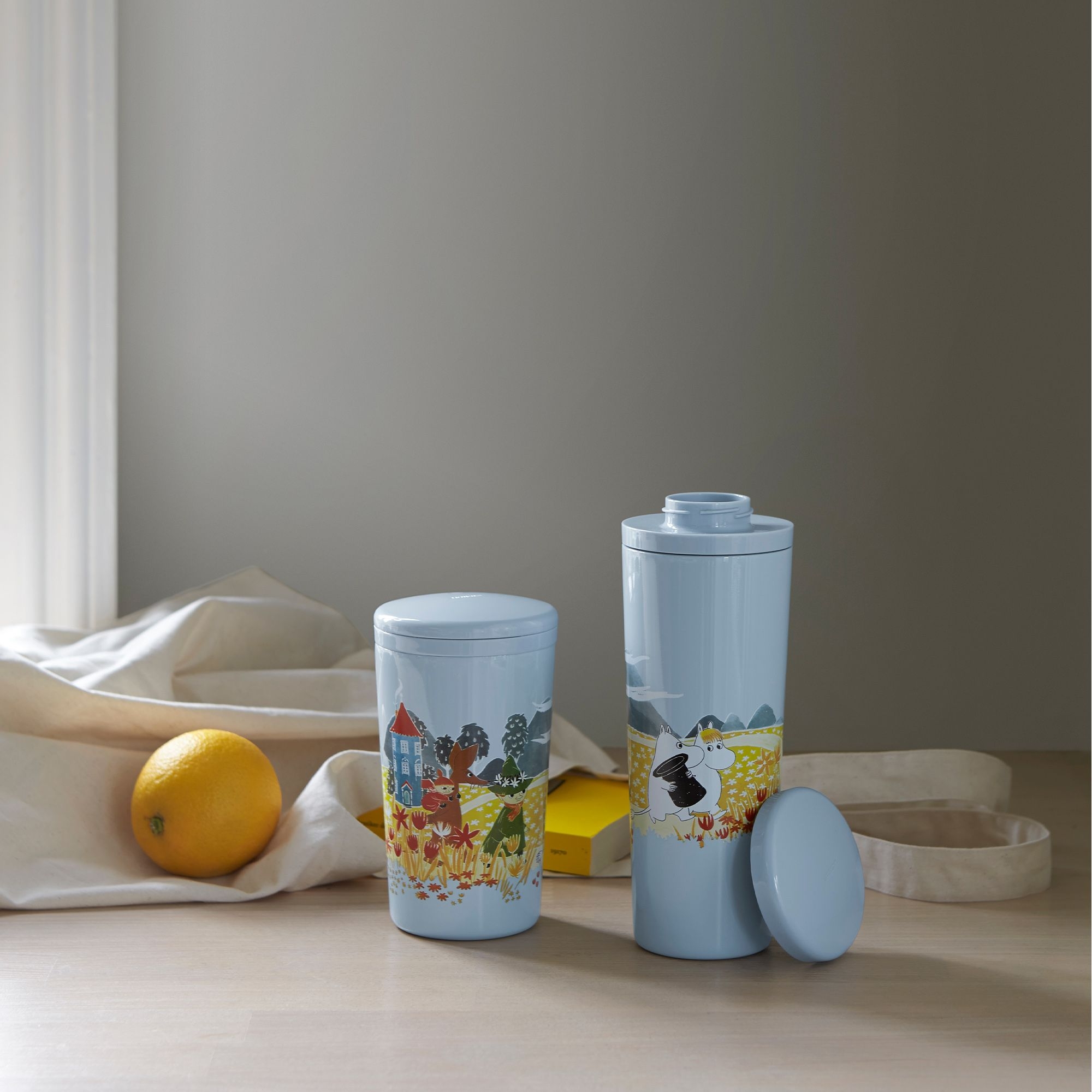 Stelton - Carrie Thermoflasche - 0.5 l - Moomin Sky