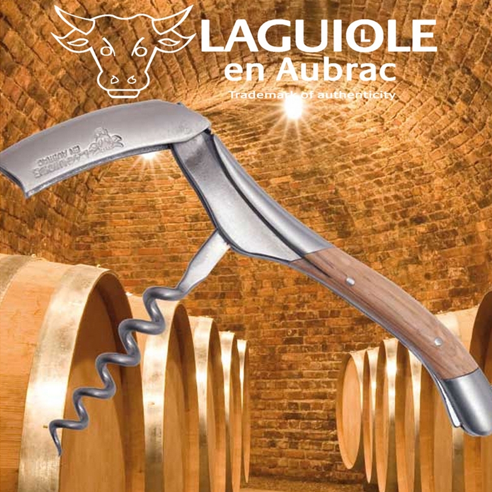 Laguiole - Corkscrew oak shiny