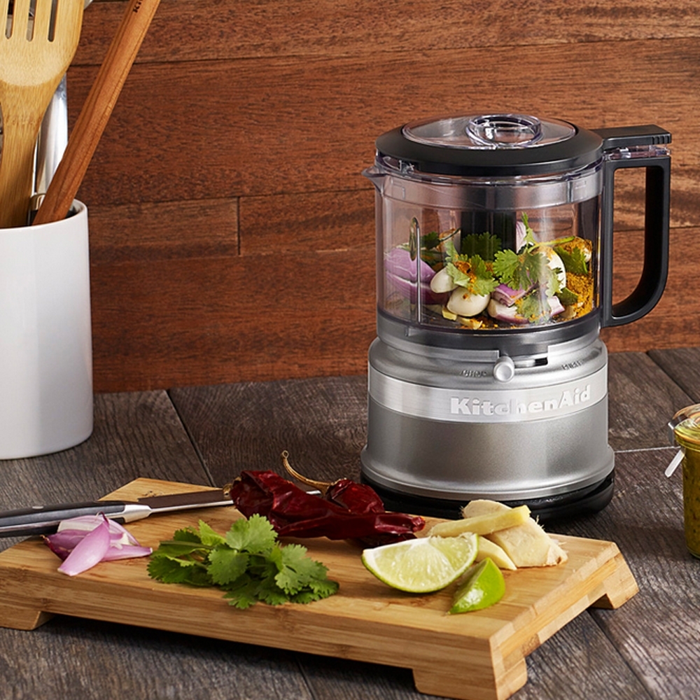 KitchenAid - Mini Food Processor - Kontur Silber