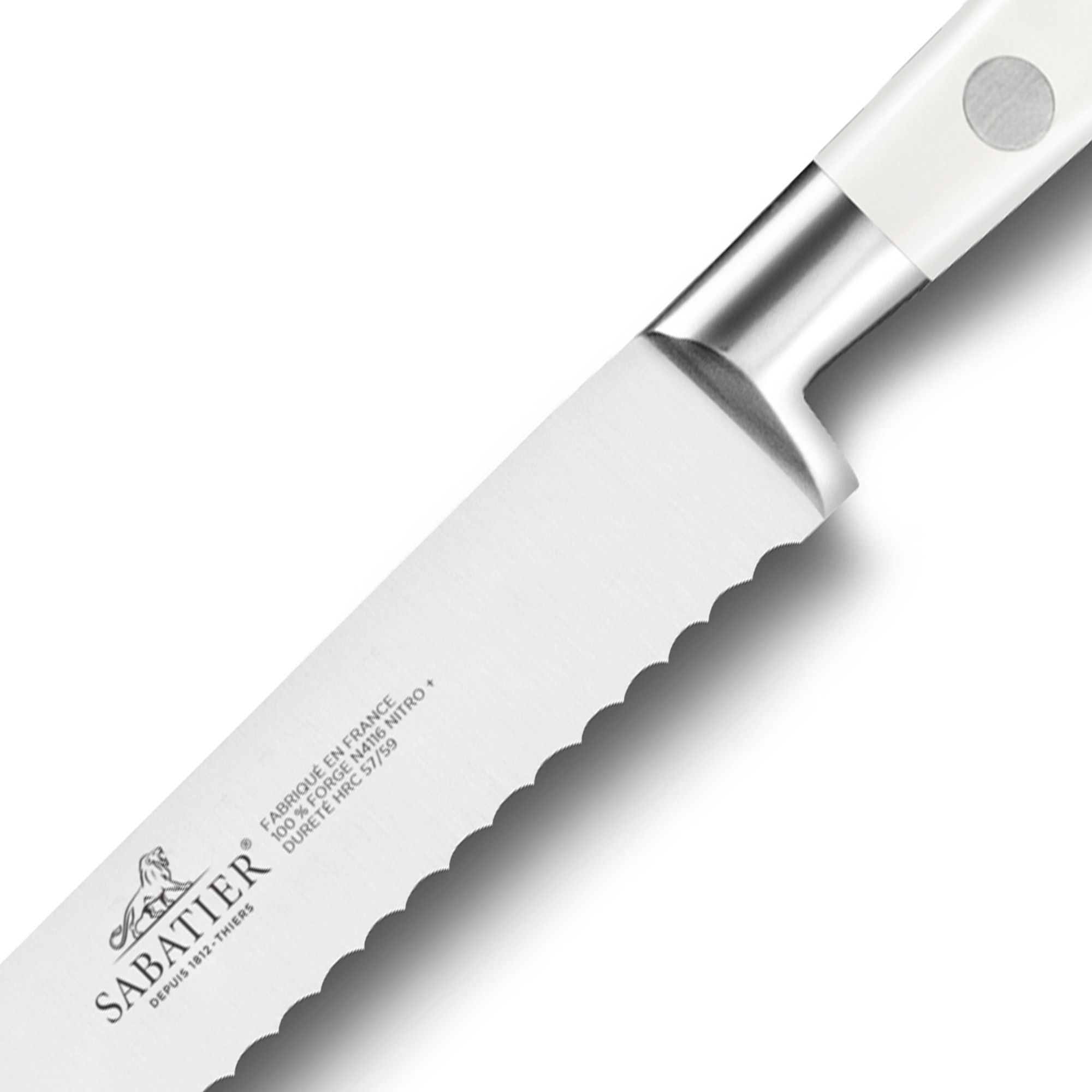 Sabatier - Gemüsemesser gezahnte Klinge 12 cm - IDÉAL TOQUE BLANCHE