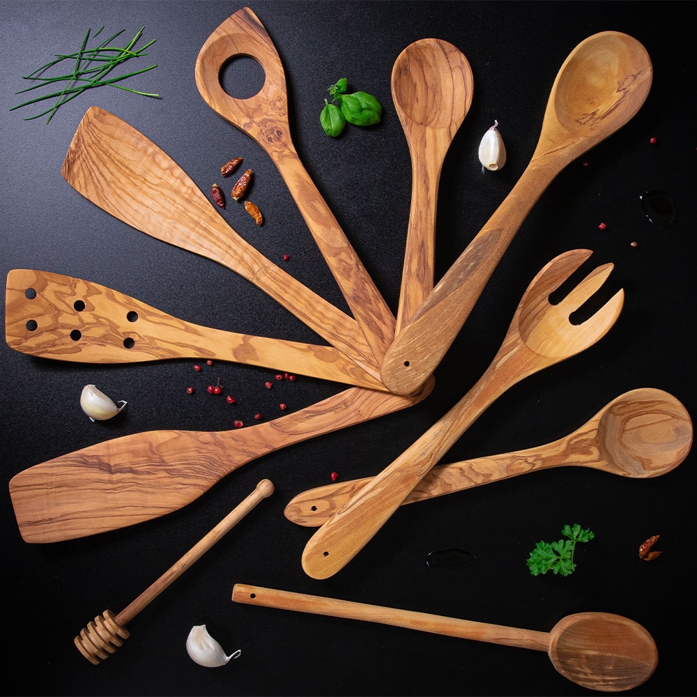 cilio - Olive Wood Series  "Toscana" - Wok turner