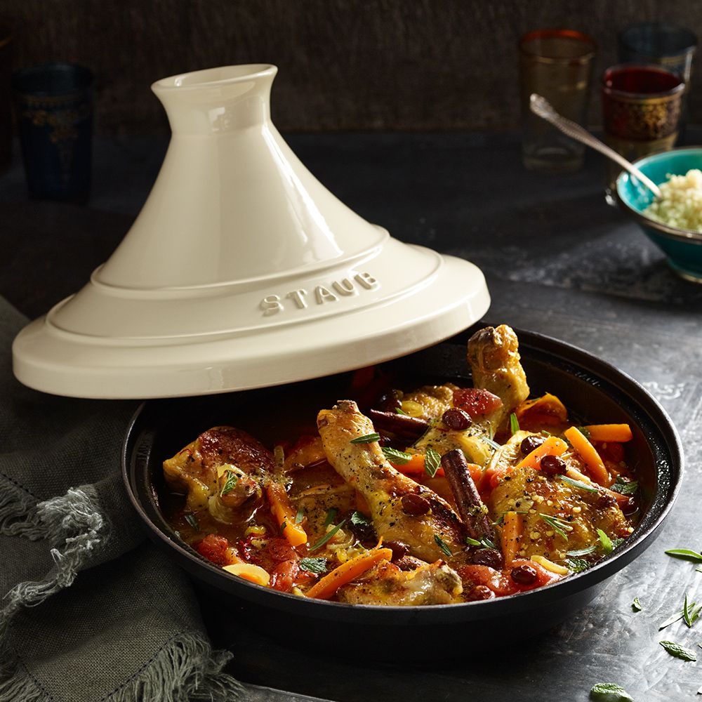 STAUB - Tajine | Cast iron | 28 cm | cream