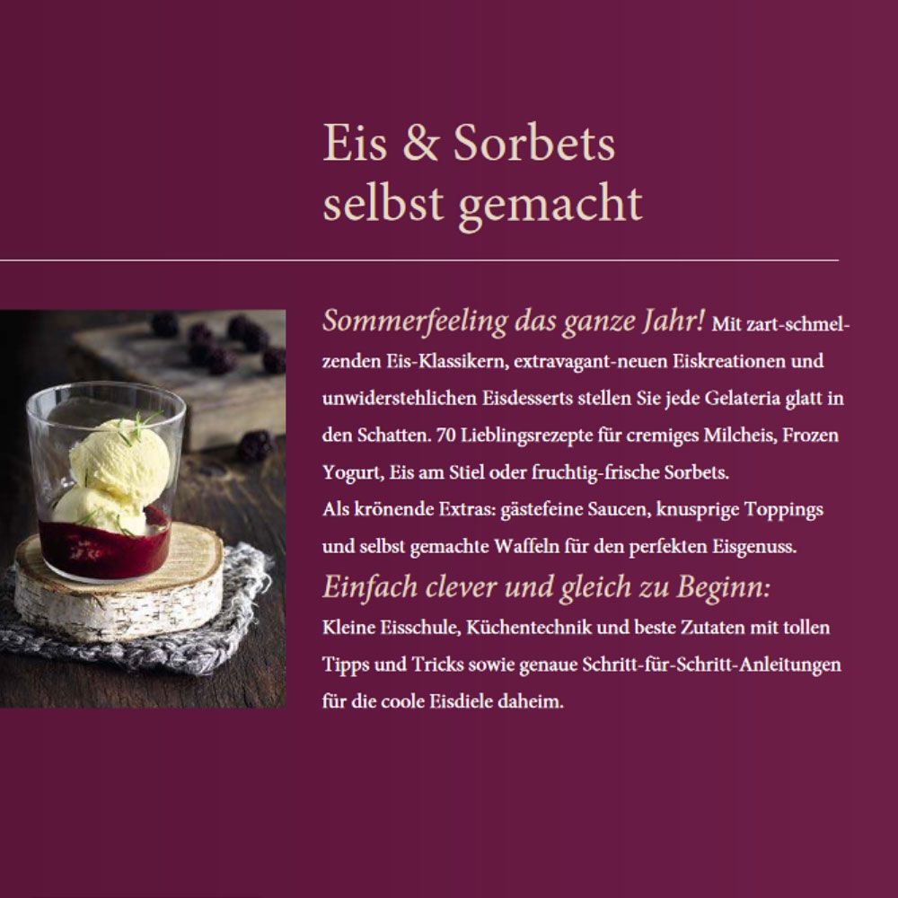 GU - Eis & Sorbets selbst gemacht