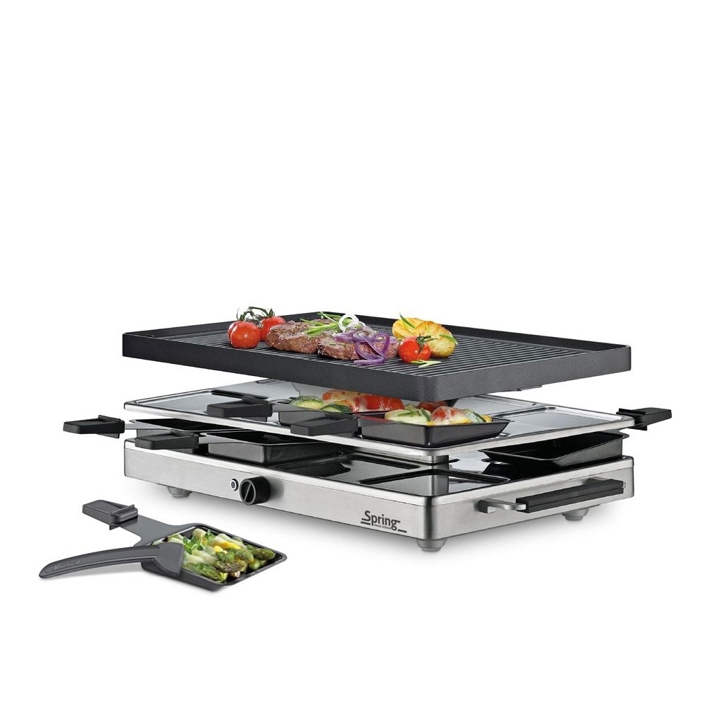 Spring - Raclette8 classic aluminum grill plate