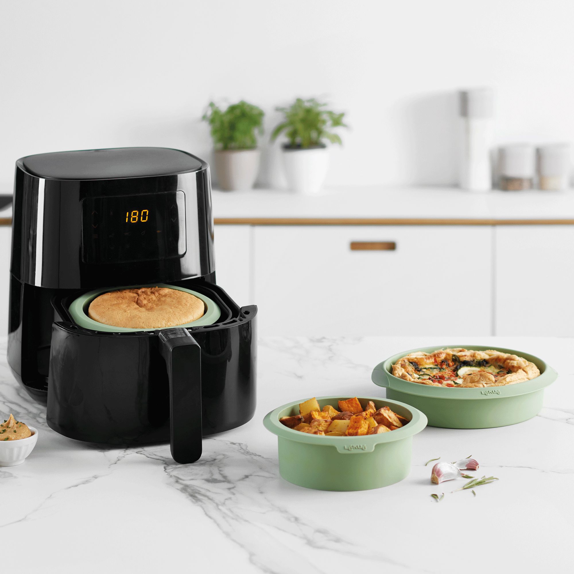 Lékué - Airfryer Silikonform - 15 cm