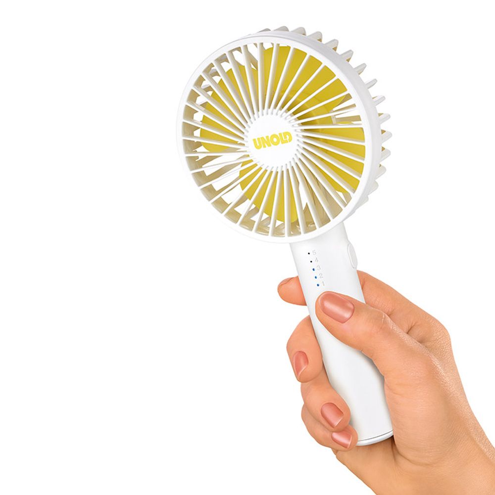 Unold - Hand fan Breezy Swing - white