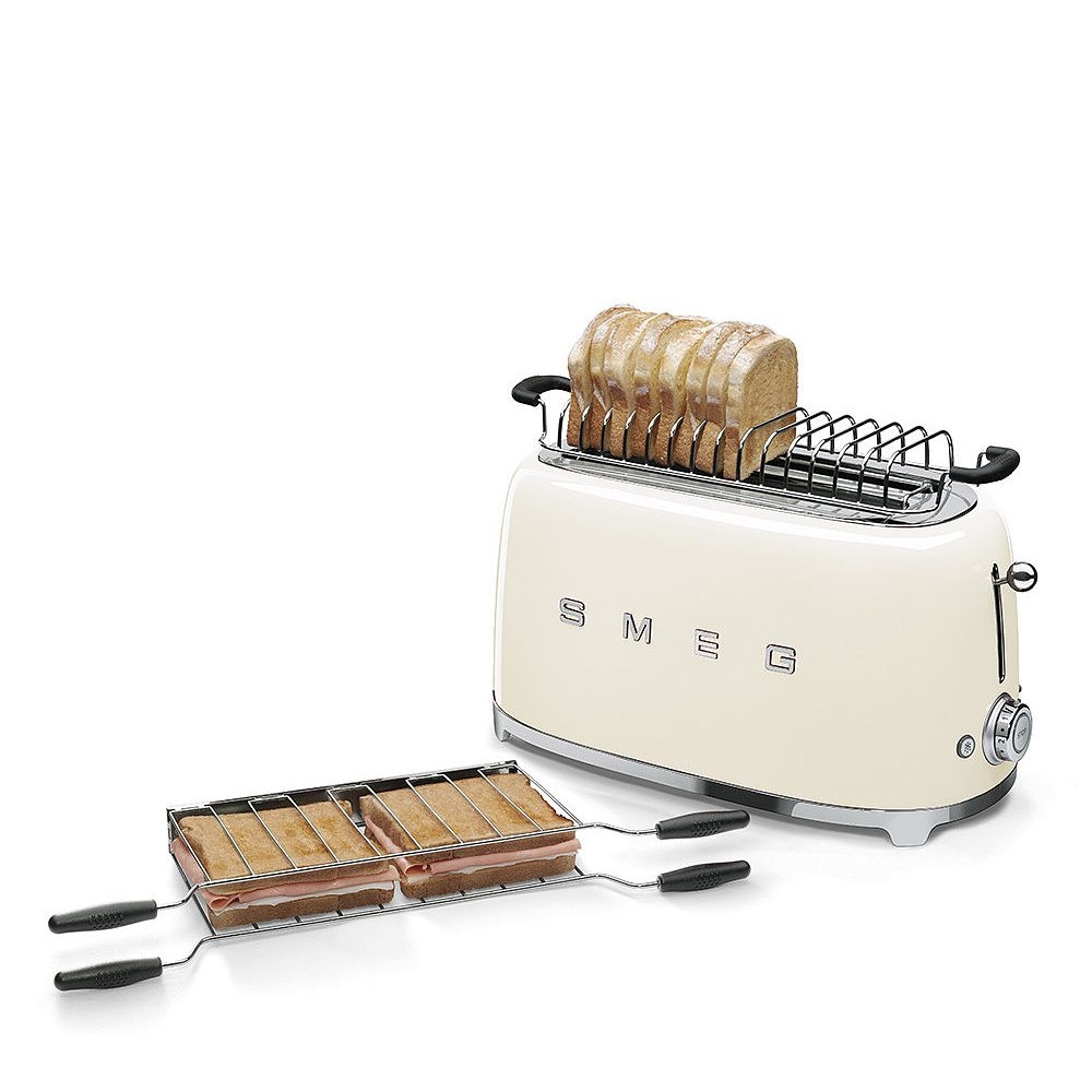 Smeg - 2-slot toaster long TSF02 - design line style The 50 ° years