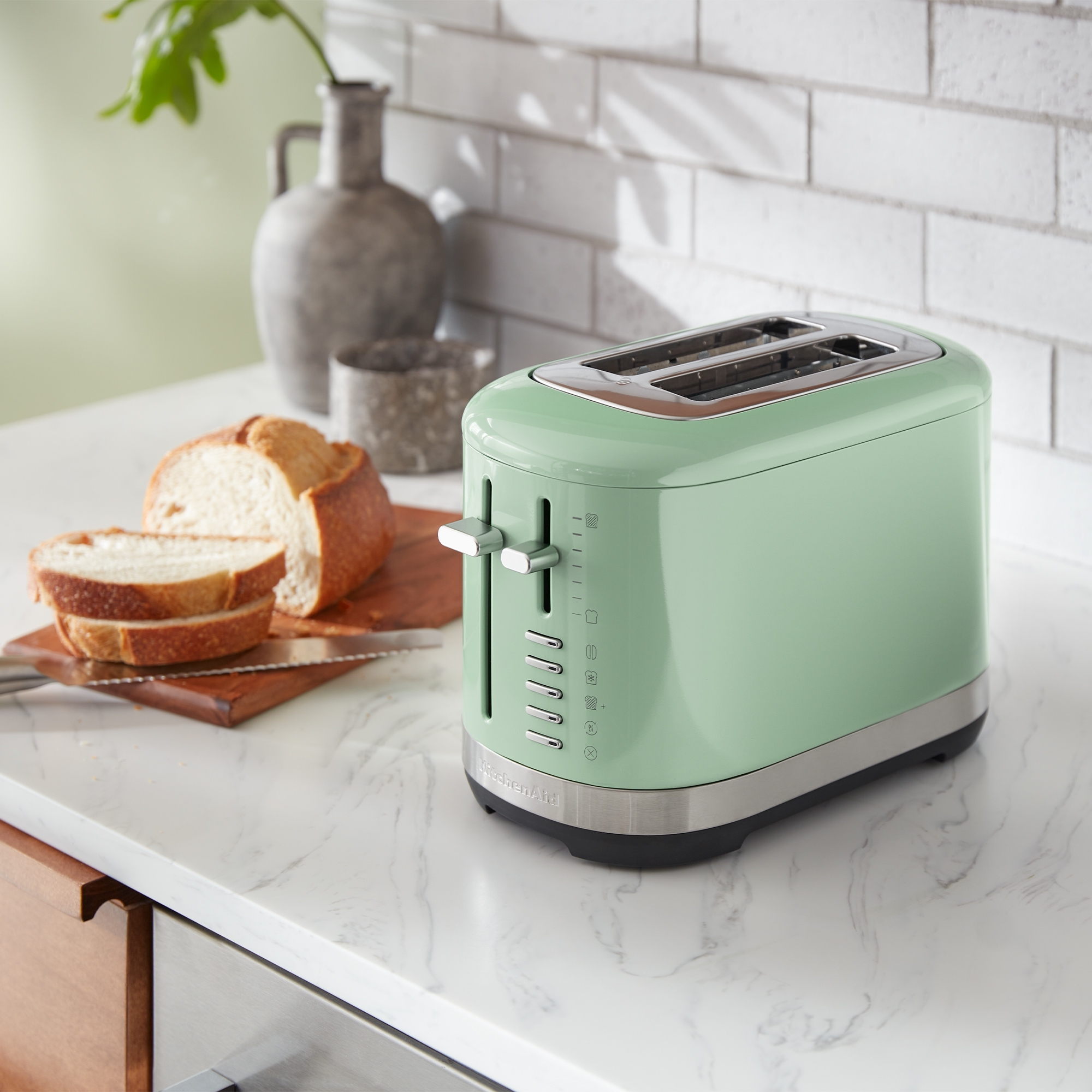 KitchenAid - Toaster mit manueller Bedienung für 2 Scheiben - Pistazie