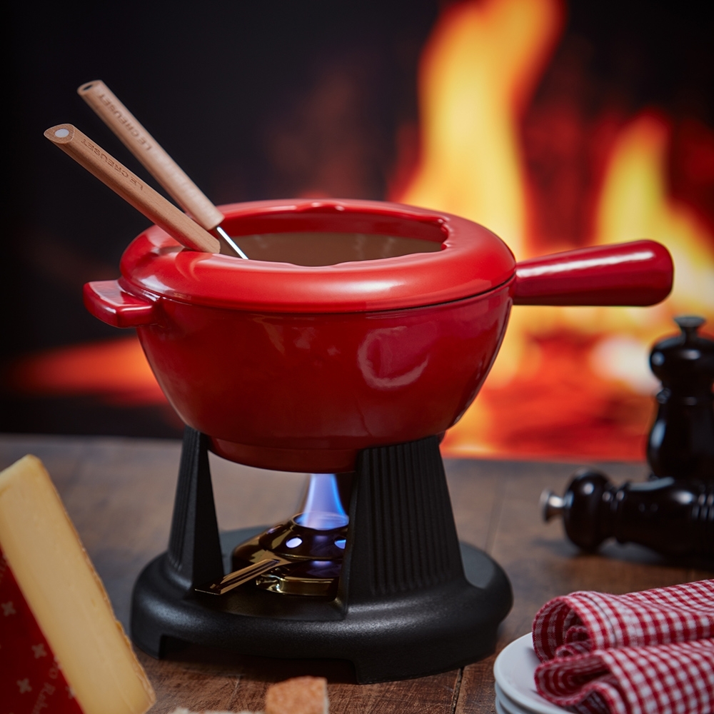 Le Creuset - Cheese & Meat Fondue-Set