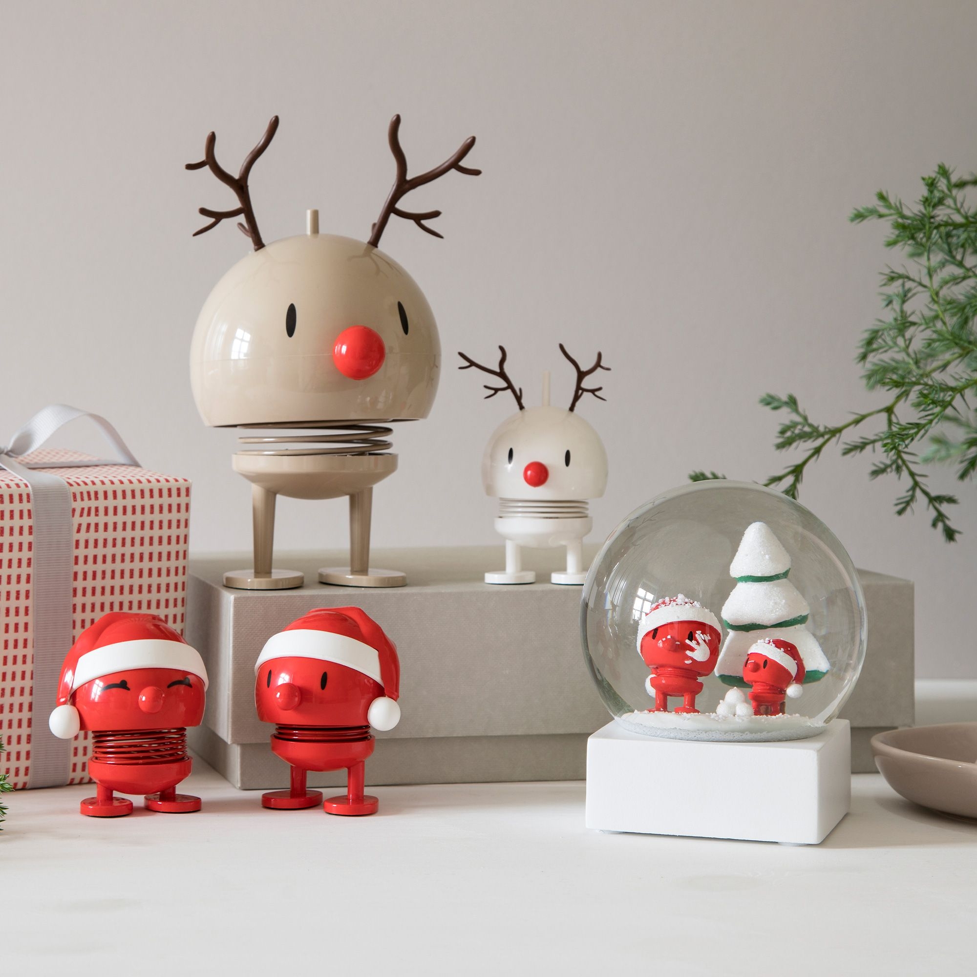 Hoptimist - Reindeer Bumble - S - White