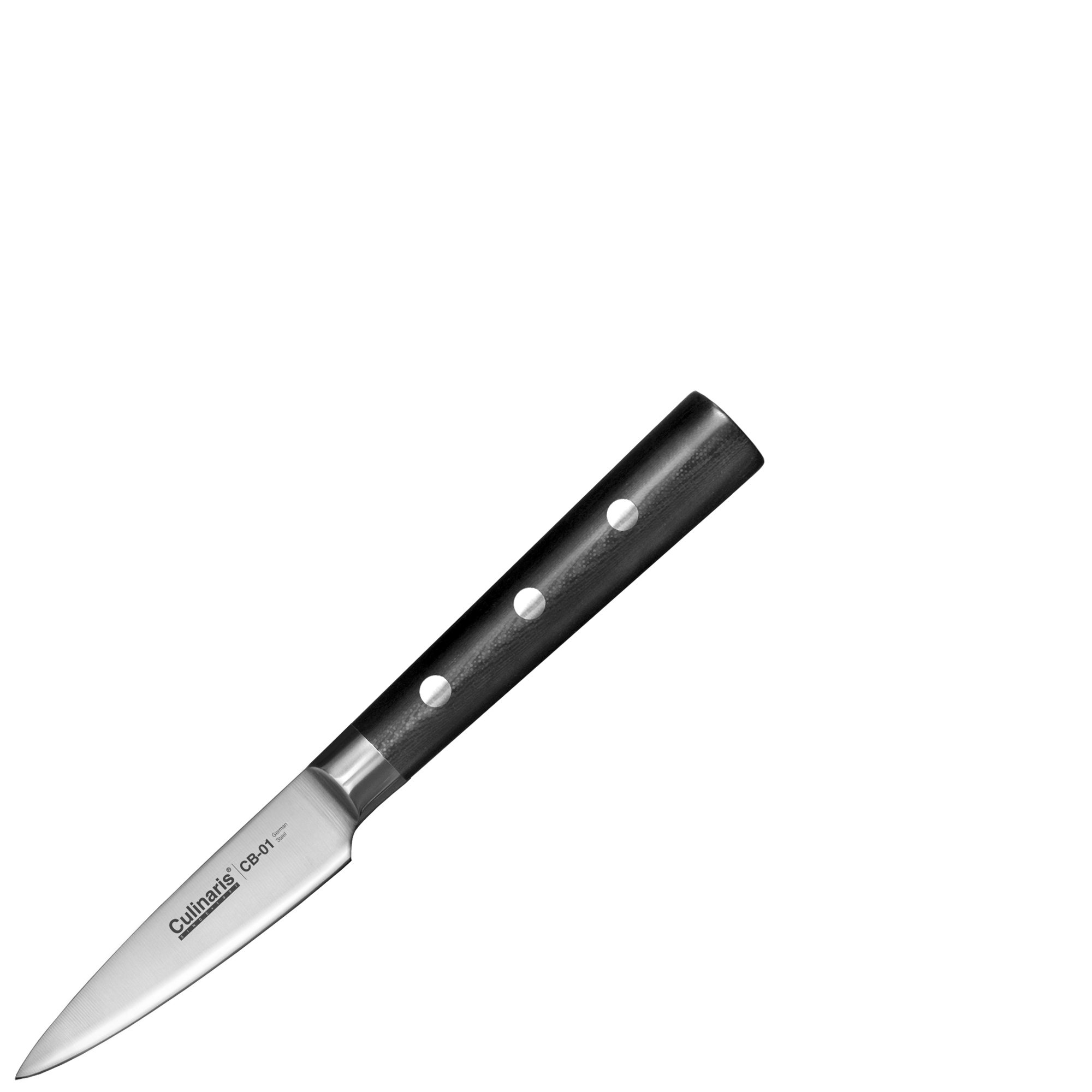 Culinaris - Messer-Set - Santoku  CB-07 + Schälmesser CB-01 Black Serie