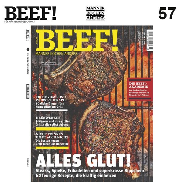 Nr. 57 BEEF! Für Männer mit Geschmack 3/2020 - Alles Glut!