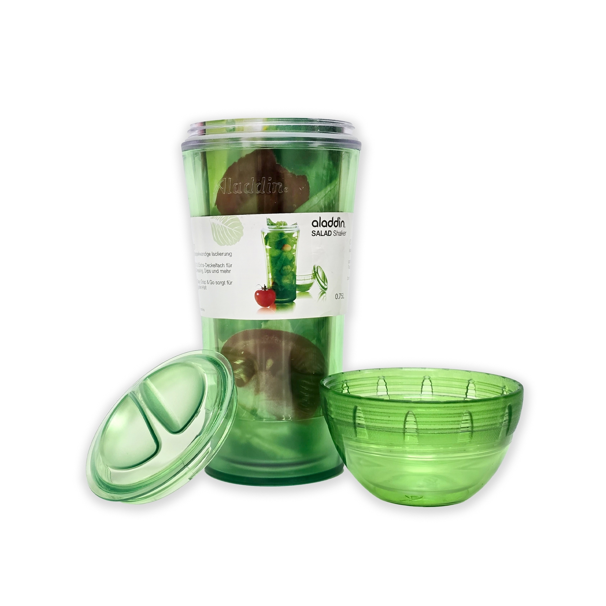 aladdin - Salad shaker - ToGo - green