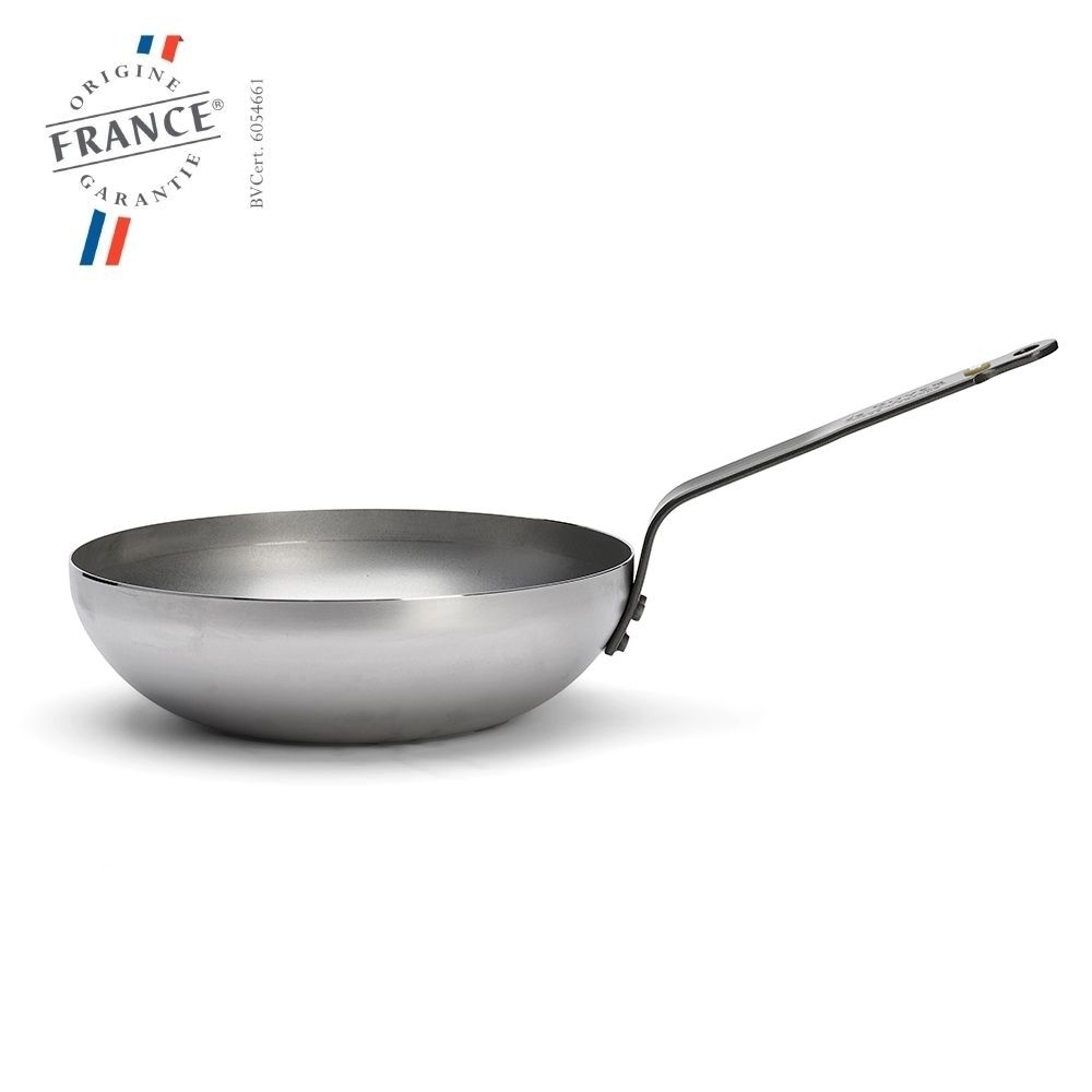 de Buyer - Mineral B - Gewölbter Wok mit Griff - 28 cm