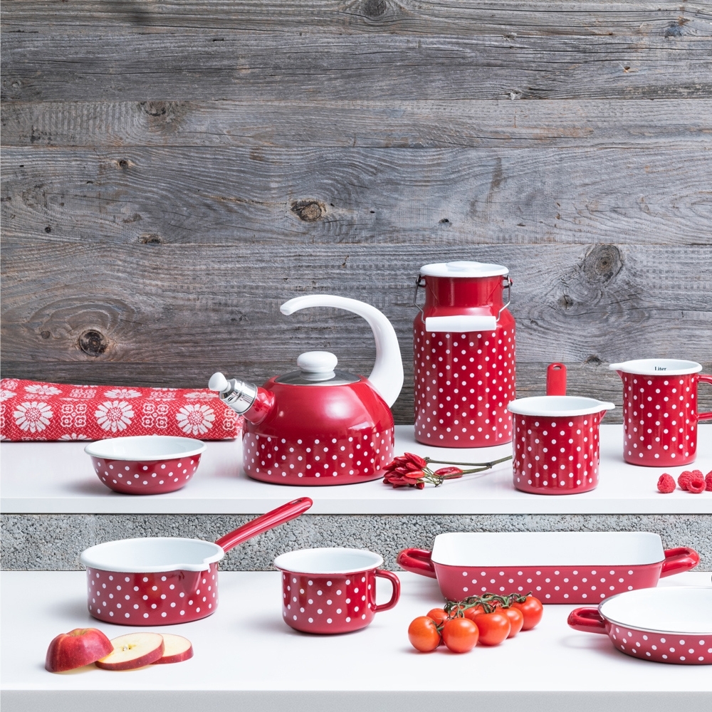 Riess COUNTRY - Polka-dot red - Kitchen bowl