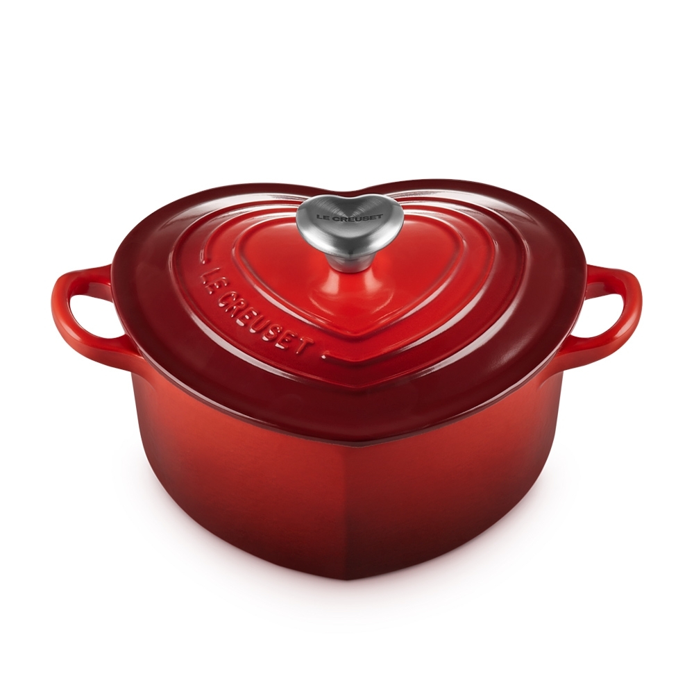 Le Creuset - Herzbräter mit Herzknopf - 1,9 L