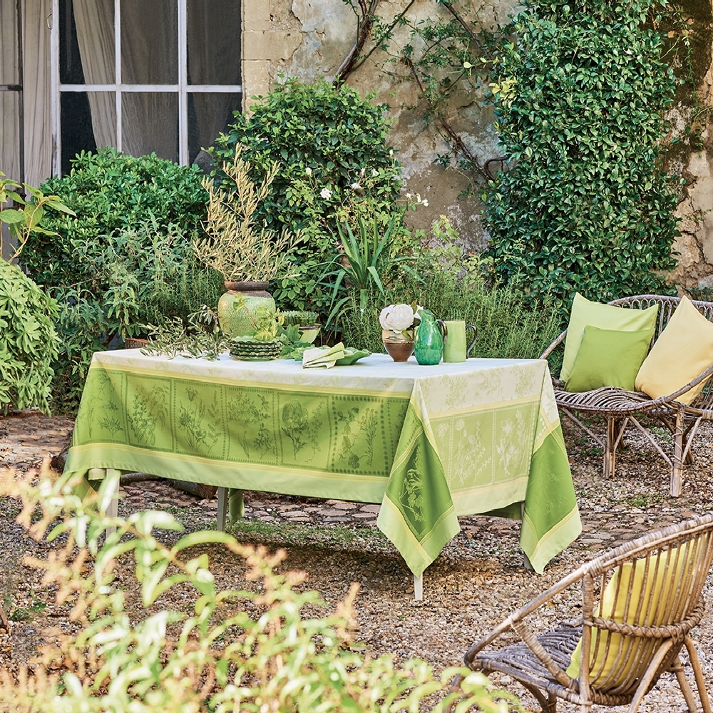 Garnier-Thiebaut Tablecloth - Herbora Prairie - GS - Different sizes