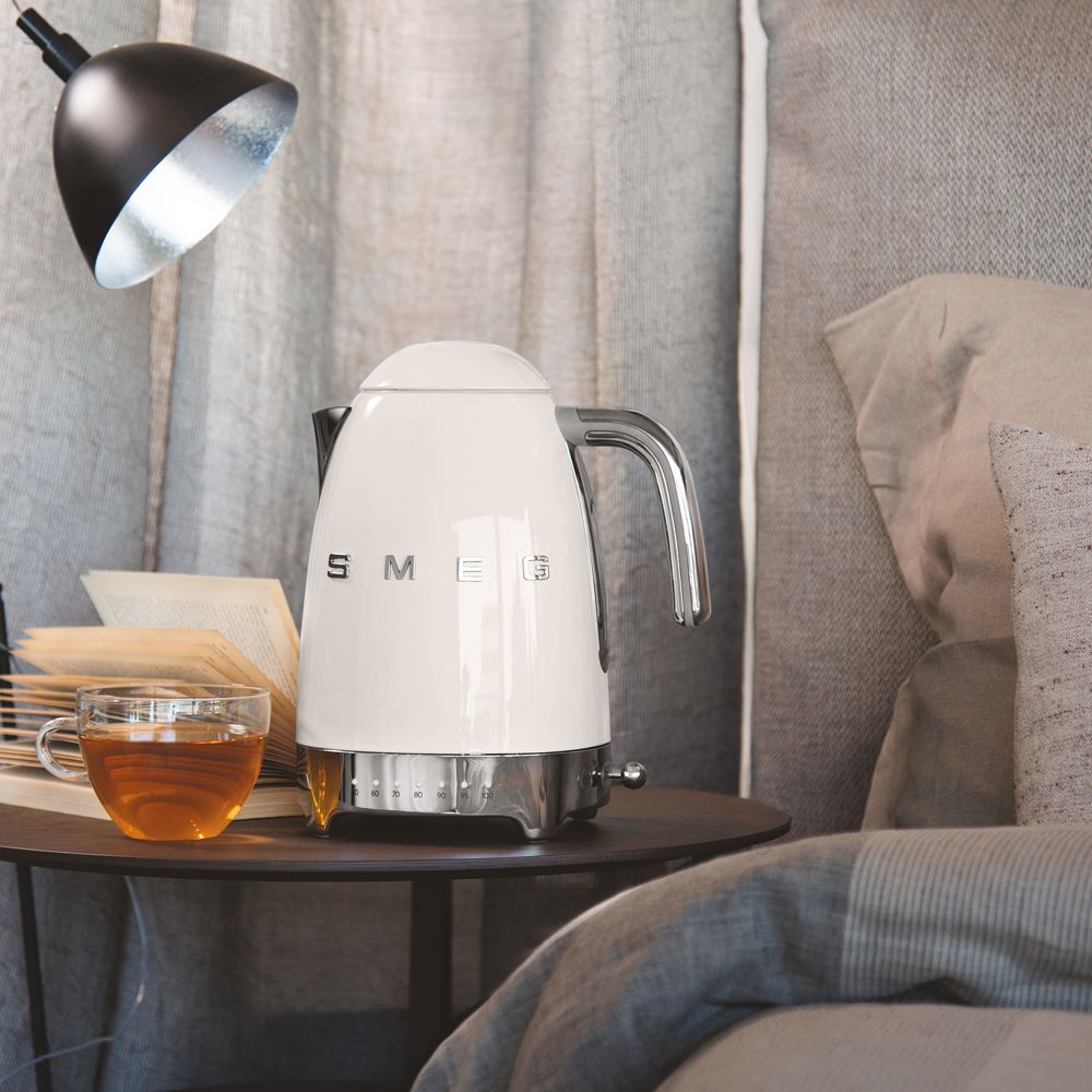 Smeg - 1,7 L Wasserkocher mit regelbarer Temperatureinstellung - Designlinie Stil Der 50° Jahre