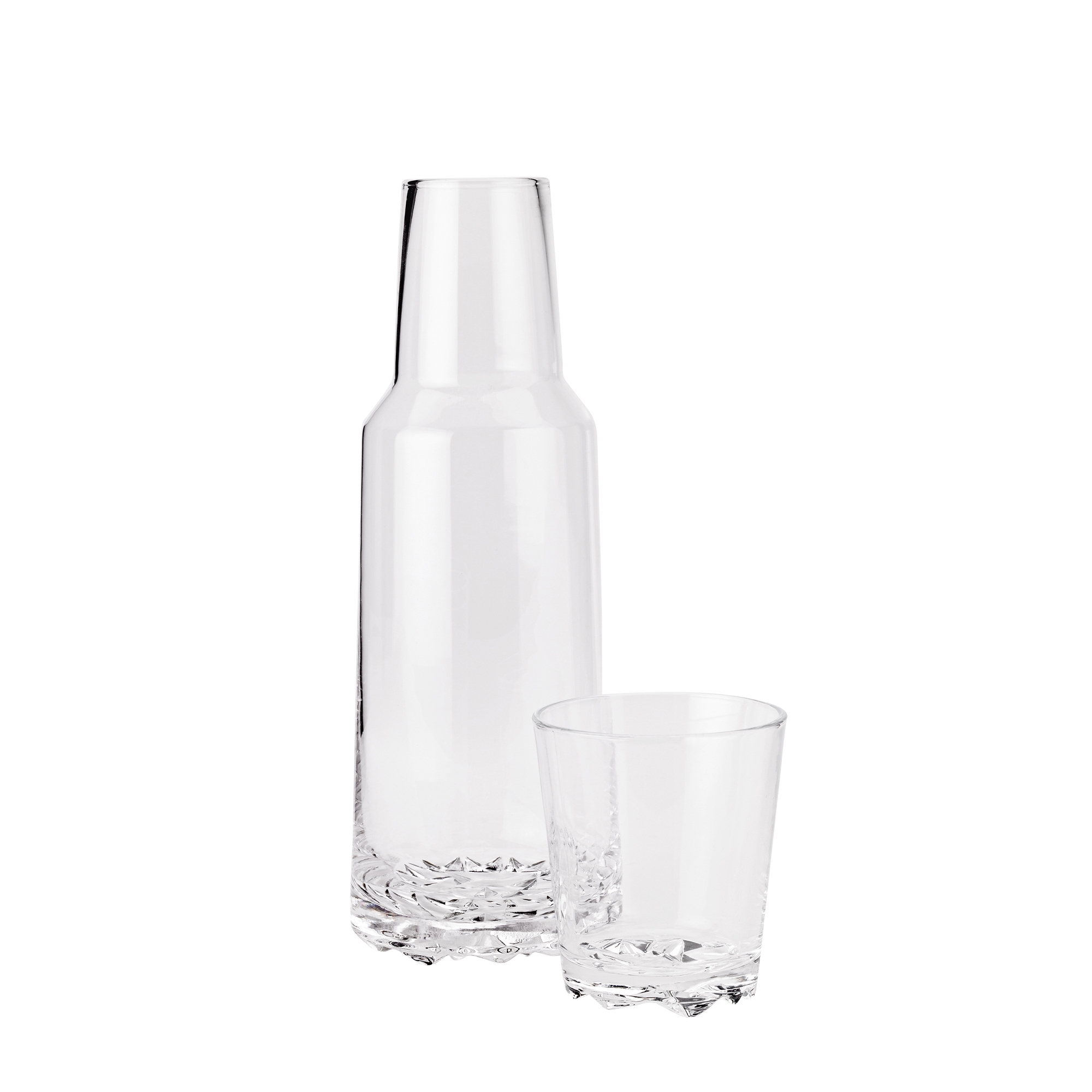 Stelton - GLACIER drinking glass 0.25l and carafe