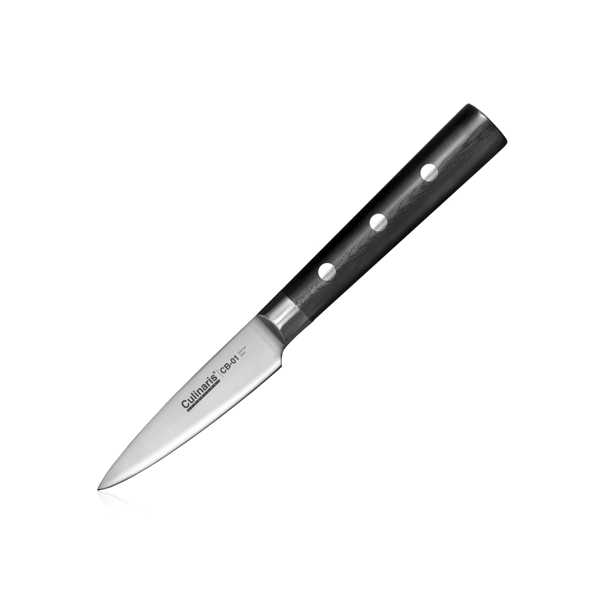 Culinaris - Knife Set - Santoku CB-07 + Paring Knife CB-01 + Utility Knife CB-02 + Magnetic Knife Bar CB-14