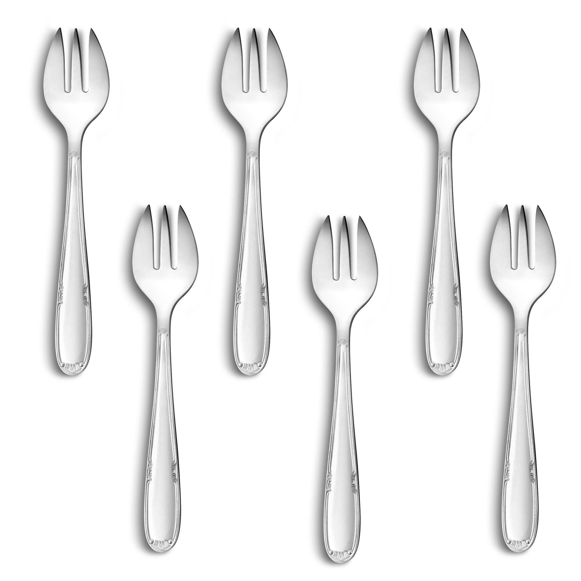 Sabatier - Oyster fork 6 pieces - stainless steel