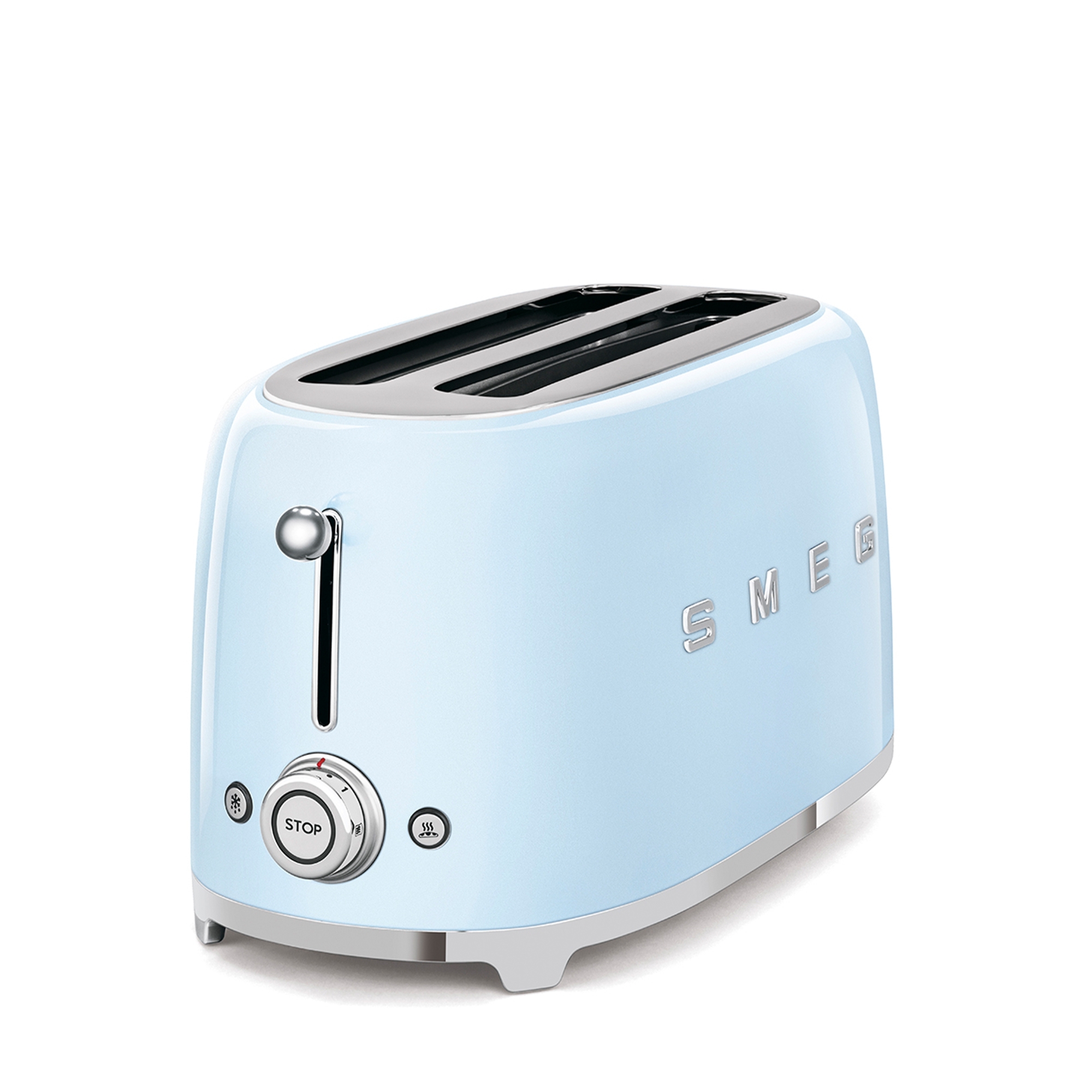 Smeg - 2-Schlitz Toaster lang TSF02 - Designlinie Stil Der 50° Jahre