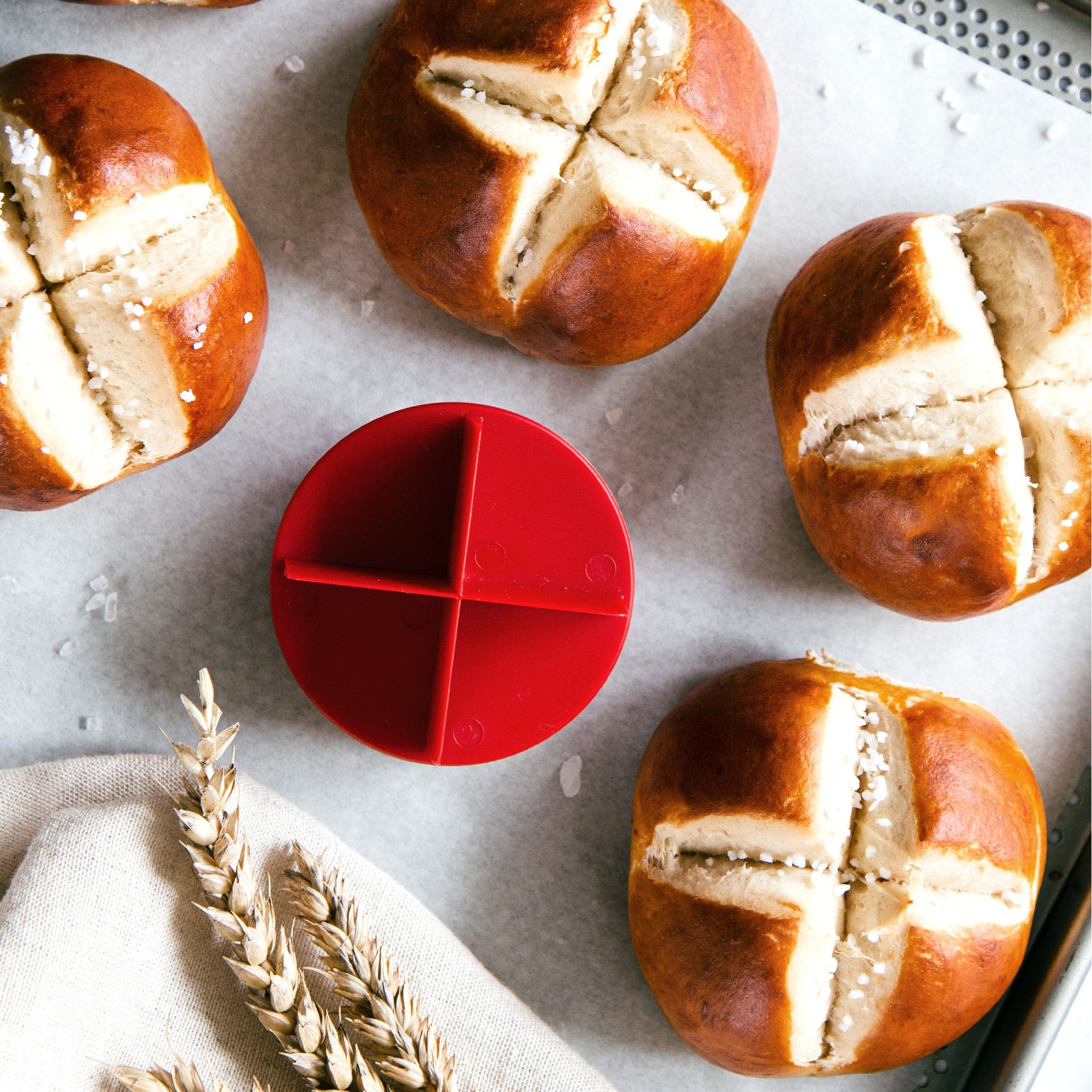 Städter - Brötchenstempel Laugenbrötchen