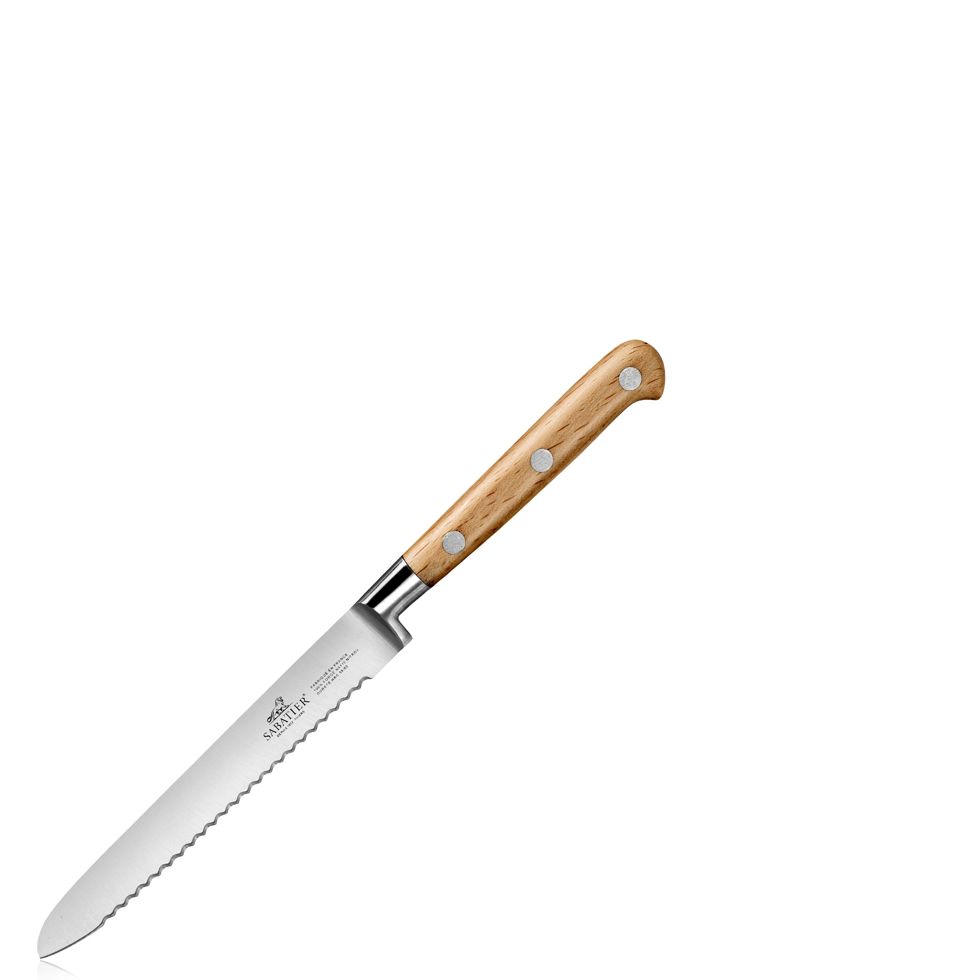 Sabatier - Paring knife serrated blade 12 cm - IDÉAL BROCÉLIANDE