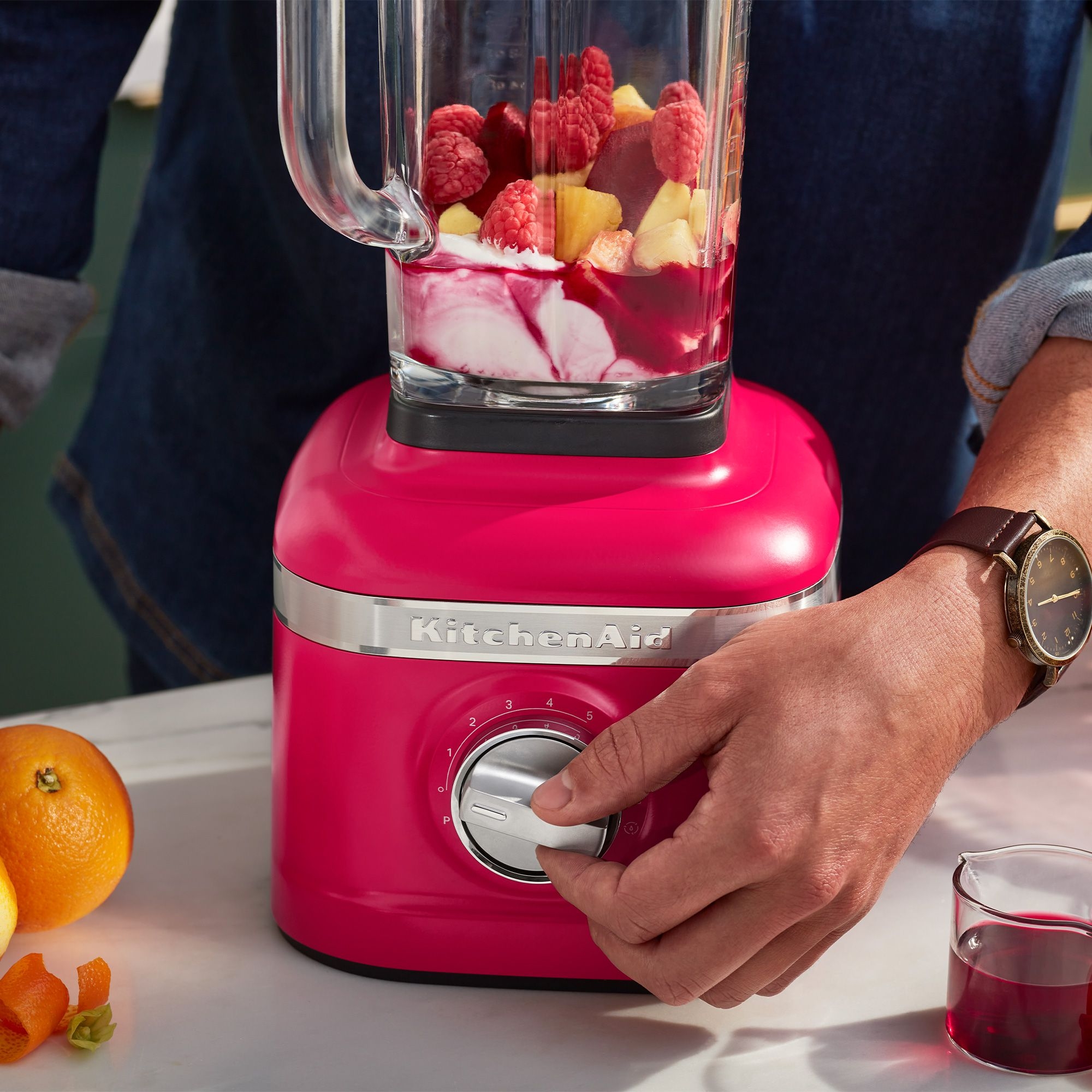 KitchenAid - K400 Artisan Speed Blender - Hibiscus