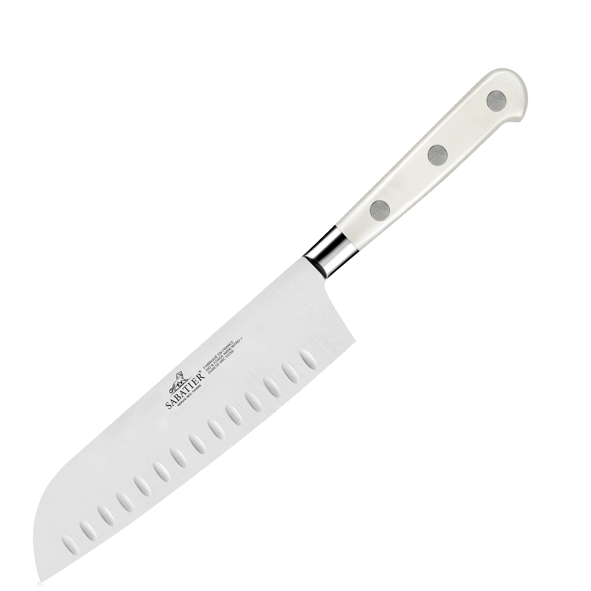 Sabatier - Scalloped Santoku 18 cm - IDÉAL TOQUE BLANCHE