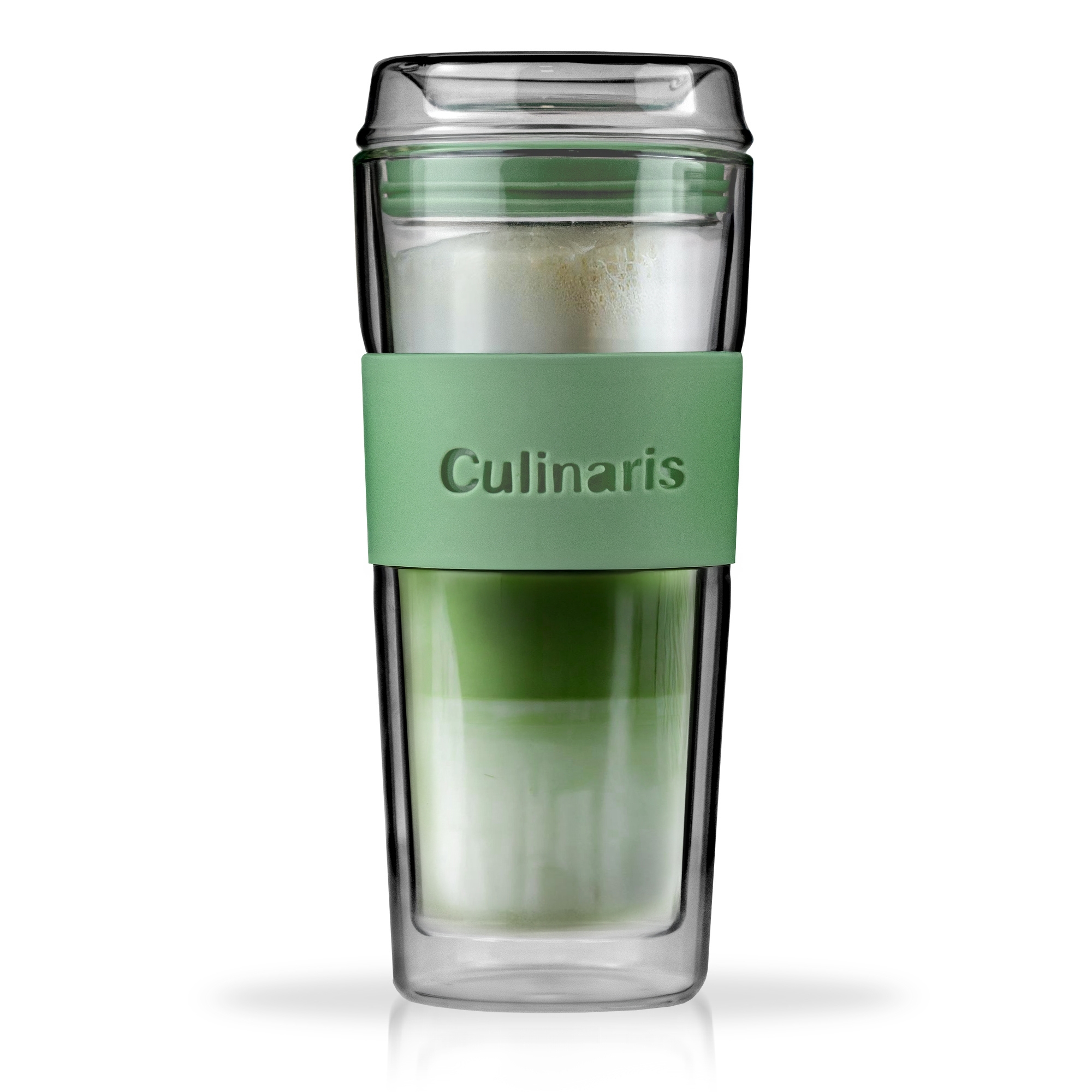 Culinaris - Portare - Glass Mug 420 ml - double-walled - mint