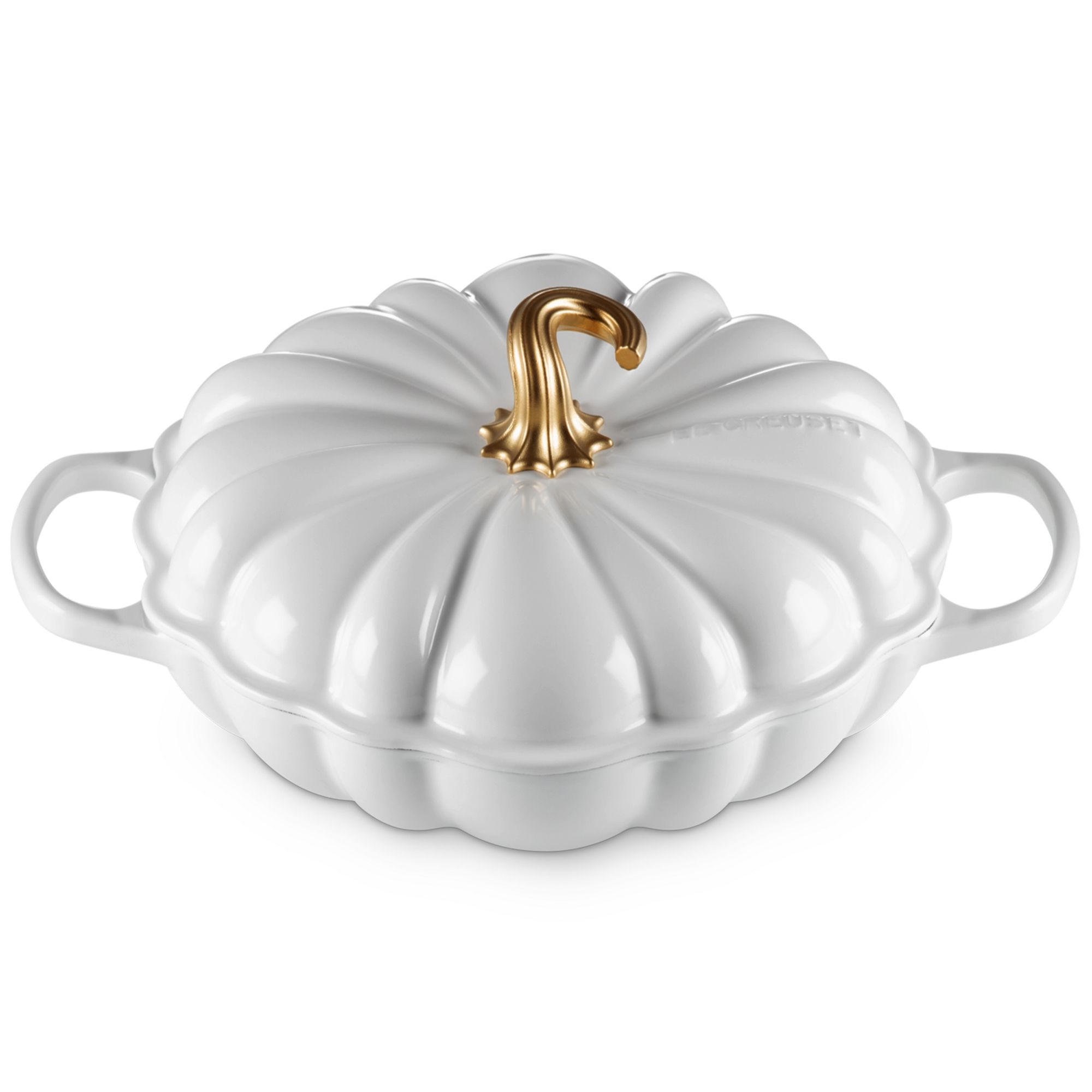 Le Creuset - Pumpkin Shallow Casserole 28 cm - 2,5 L - White