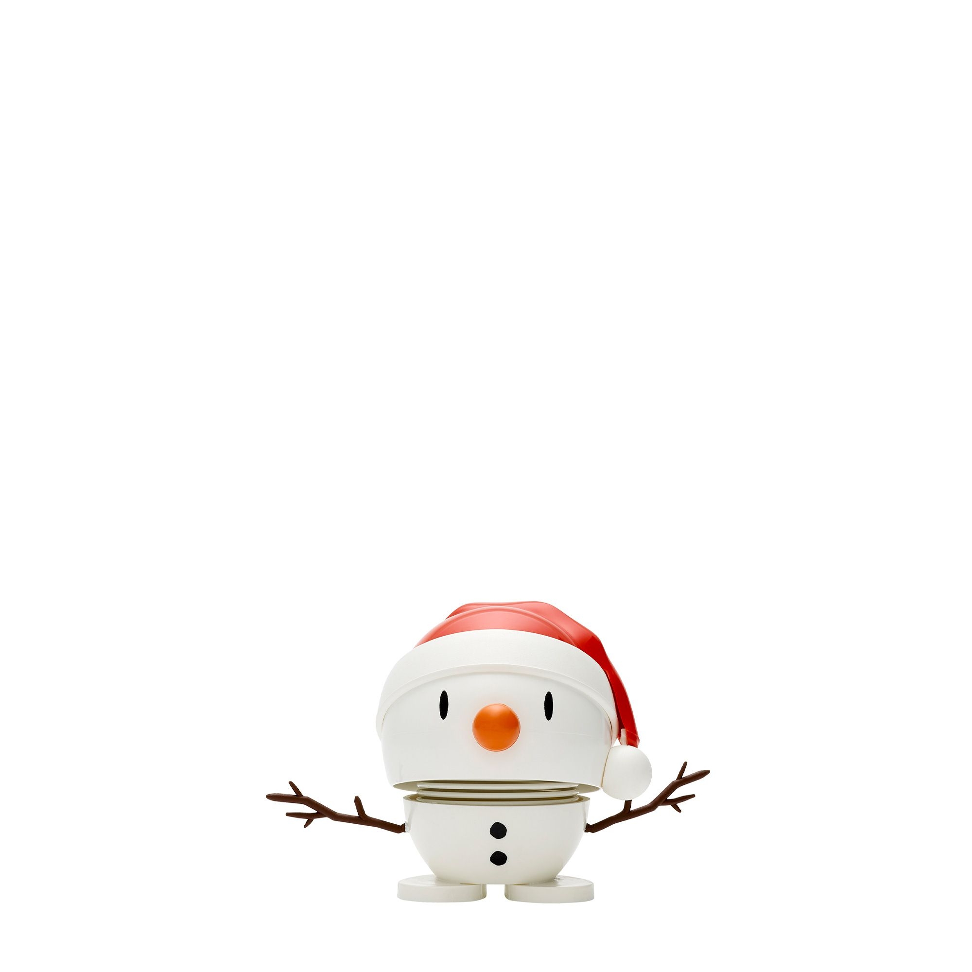 Hoptimist - Santa Snowman - White