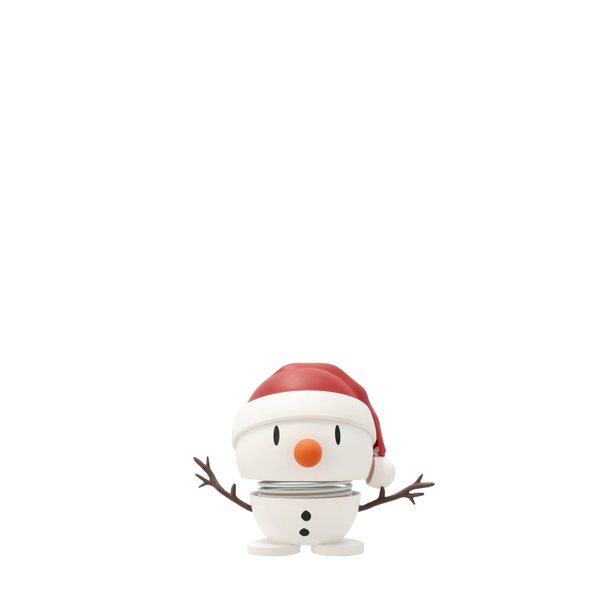 Hoptimist - Soft Santa Snowman - S - White