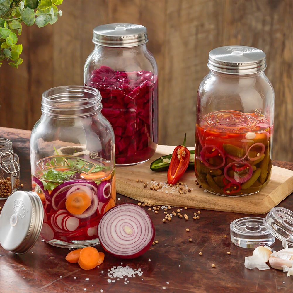 Kilner - Fermentiergläser 2er Set - 1 Liter