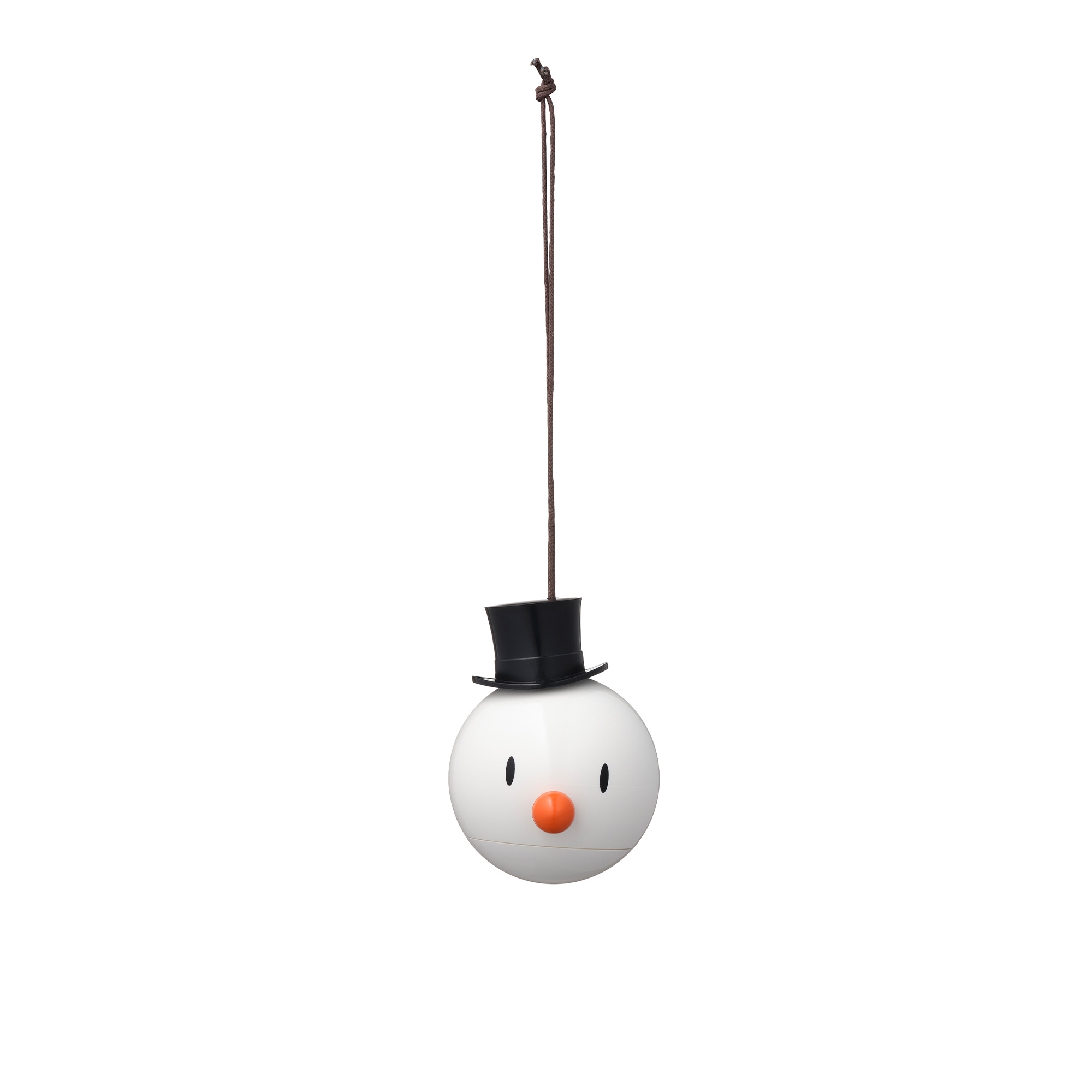 Hoptimist - Snowman Ornament - White - 2 pieces