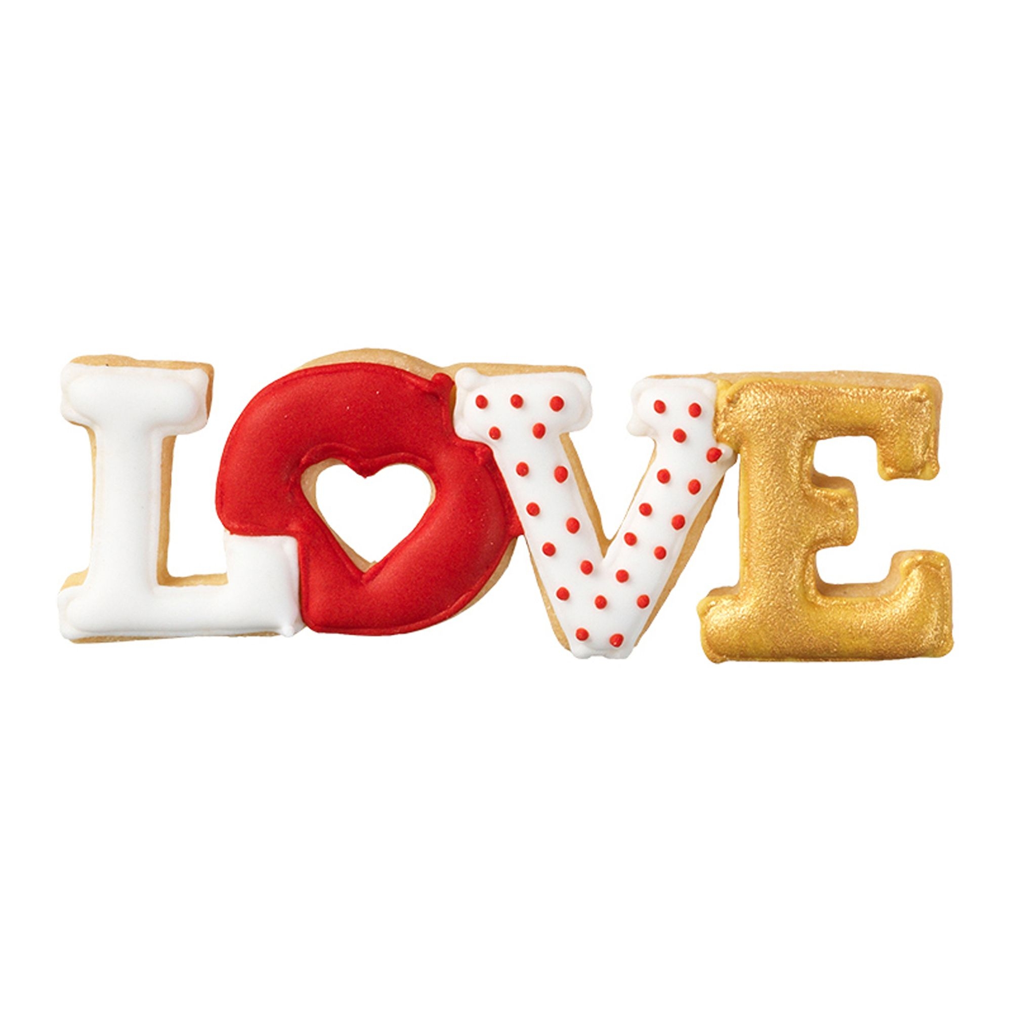 Birkmann - Ausstechform - Love Schriftzug - 11 cm