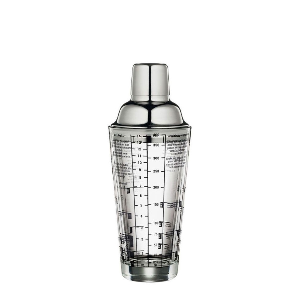 cilio - Cocktailshaker with recipes 400ml