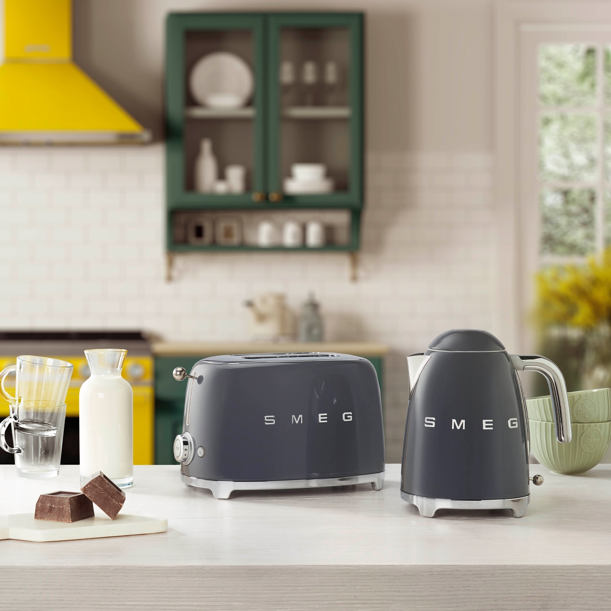 Smeg - 1,7 L Wasserkocher - Designlinie Stil Der 50° Jahre