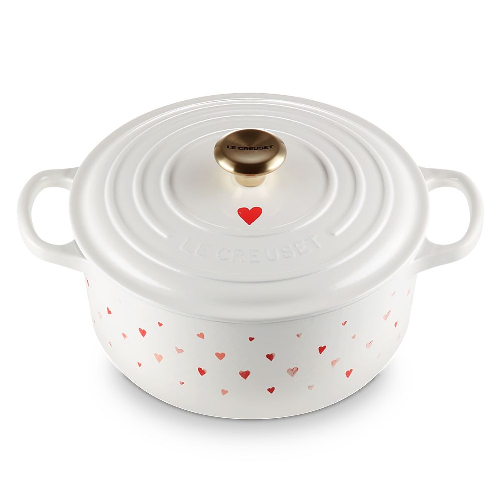 Le Creuset - Signature Round Casserole 22 cm - Hearts