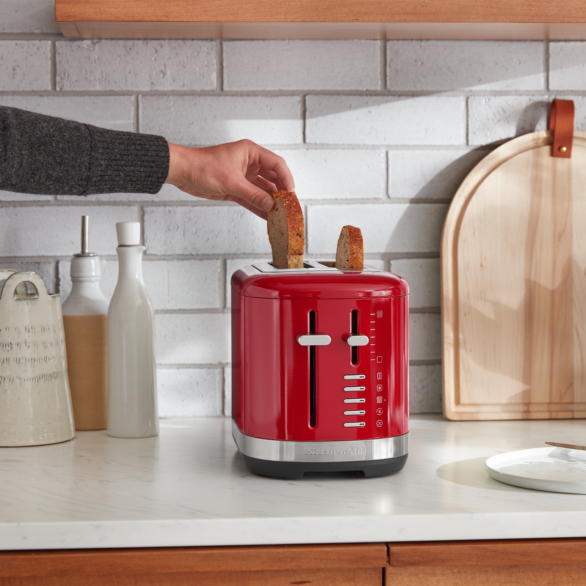 KitchenAid - Toaster mit manueller Bedienung für 2 Scheiben - Empire Red